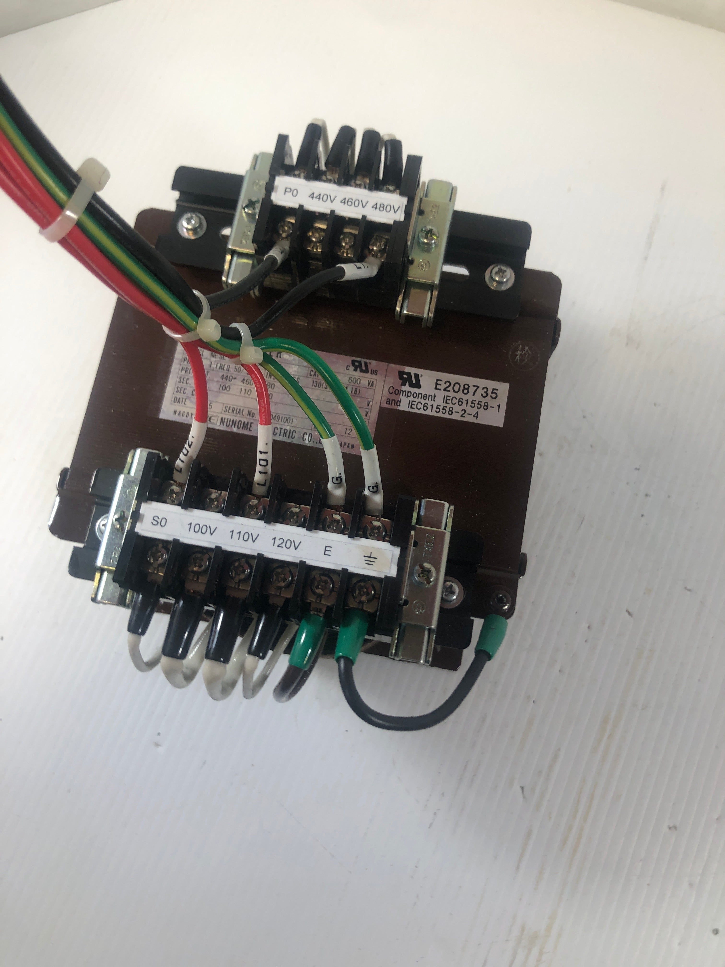 Nagoya Nunome Electric NESB600FUL5502-05 Transformer