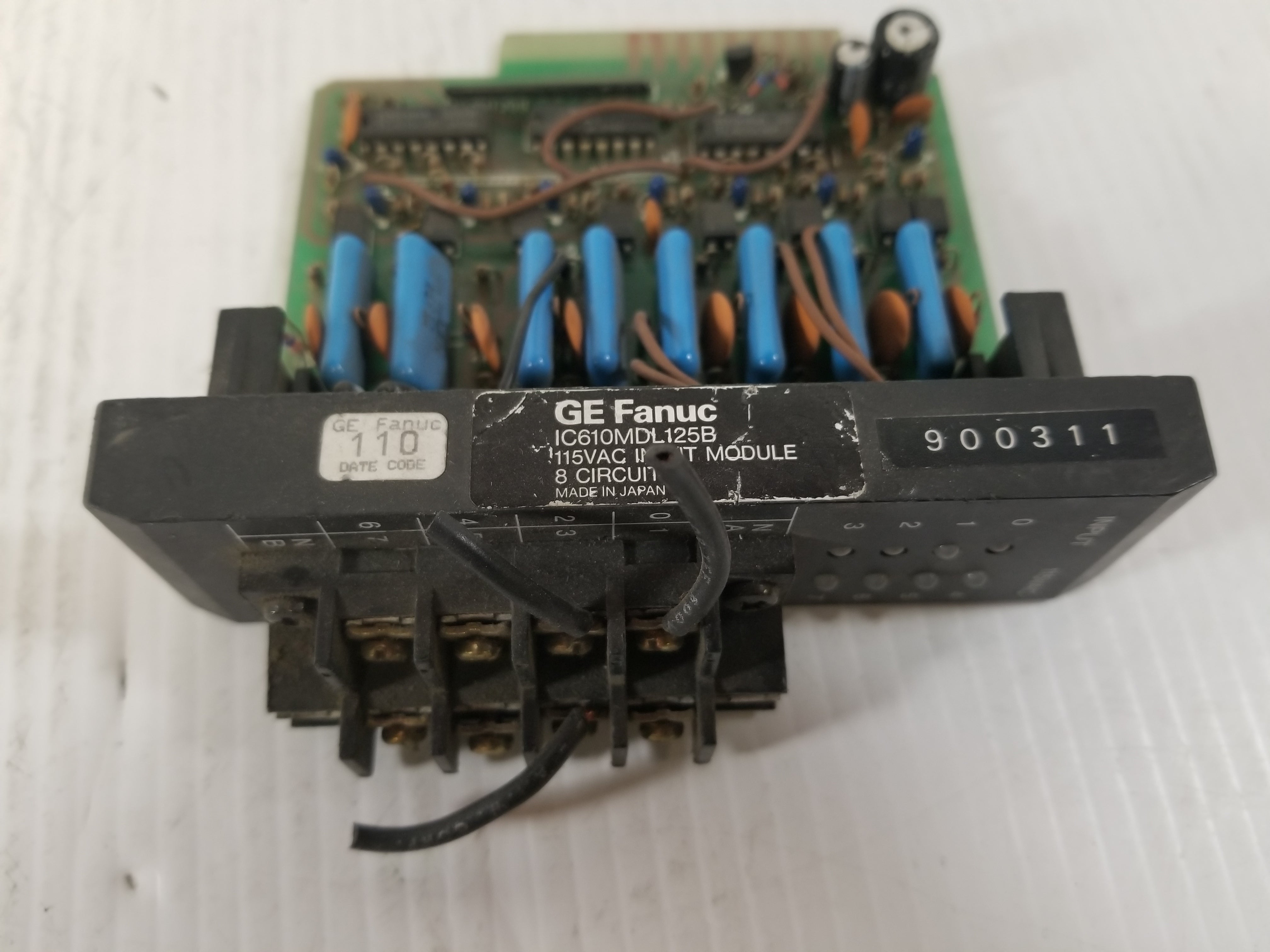 GE Fanuc IC610MDL125B PLC Input Module