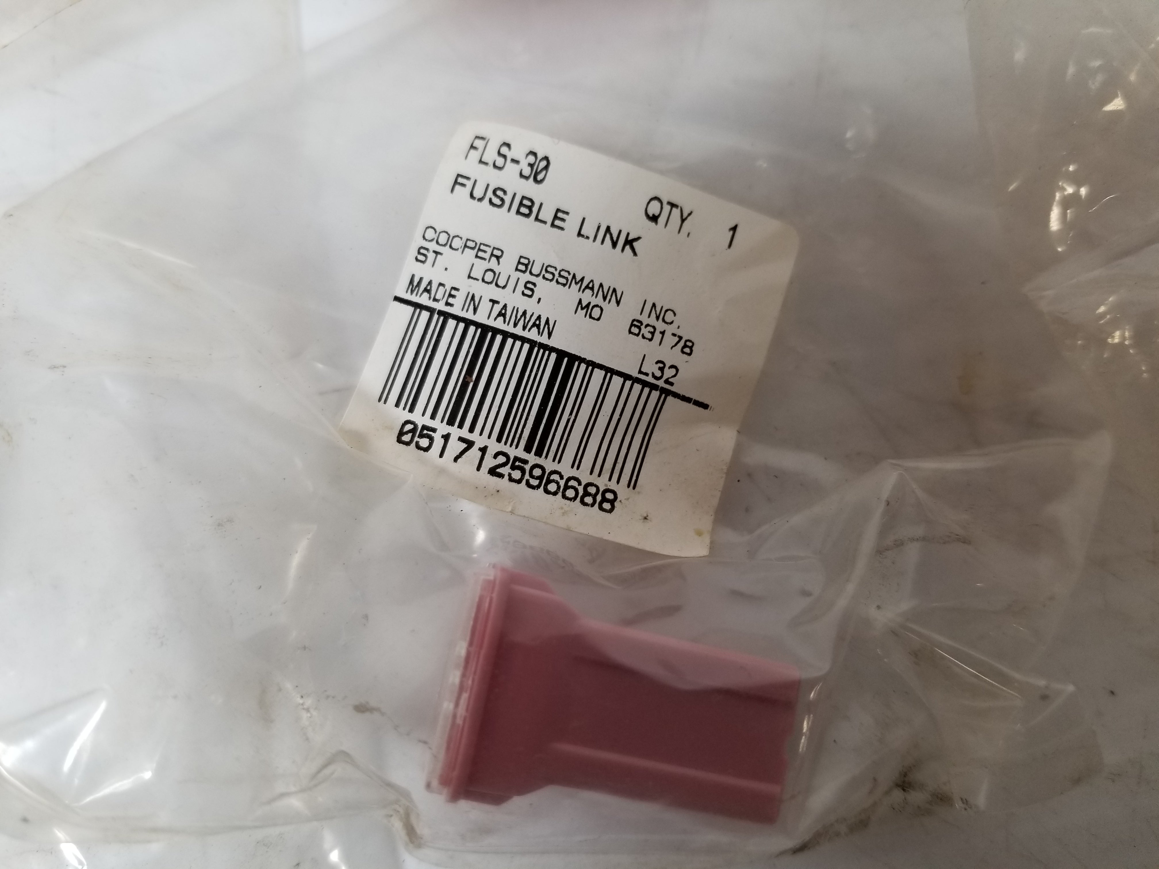 Cooper Bussmann FLS-30 Fusible Link 30A - Lot of 9