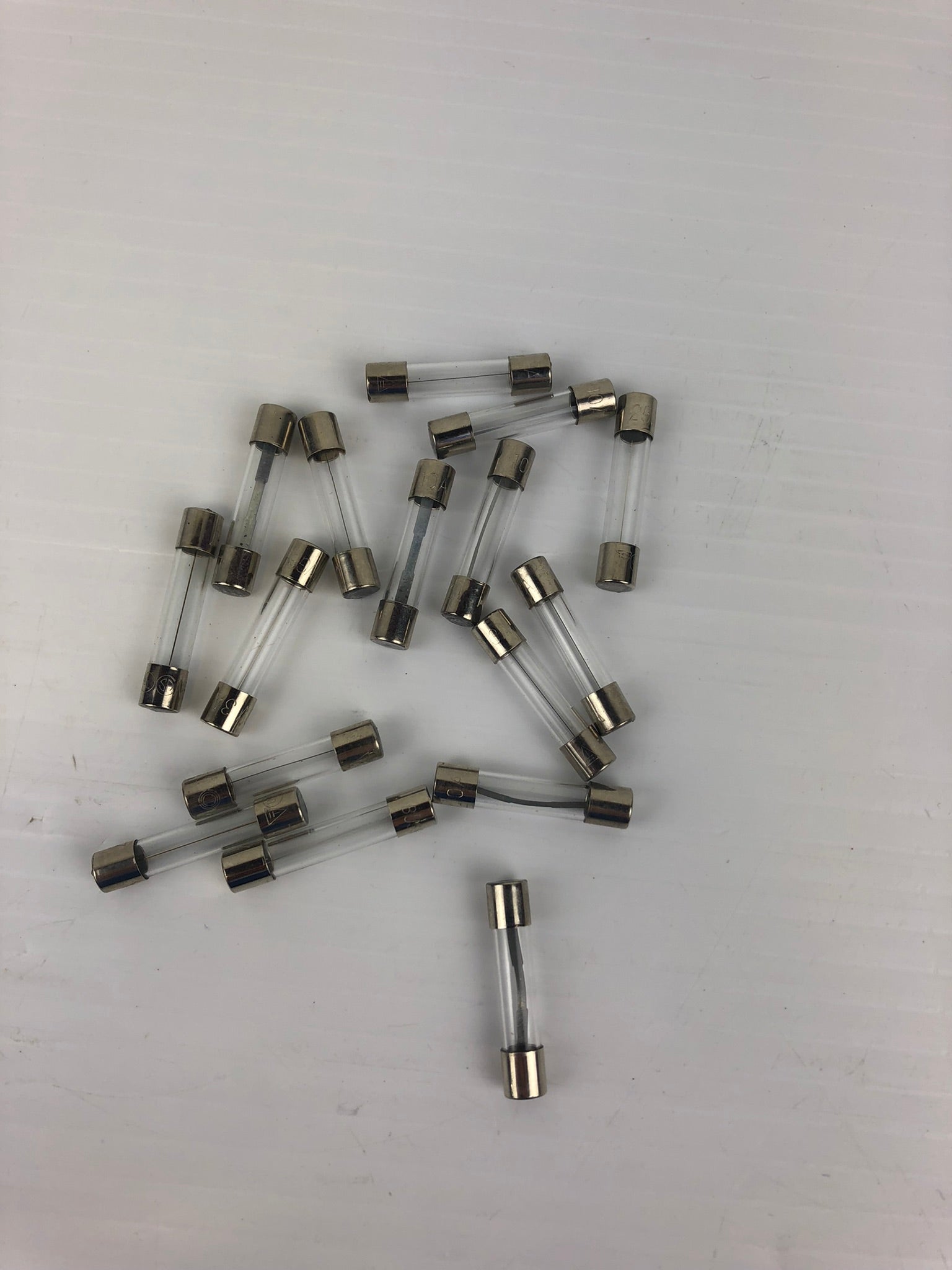 Bussman Mixed Lot of Fast Acting Glass Fuses (Lot of 16)