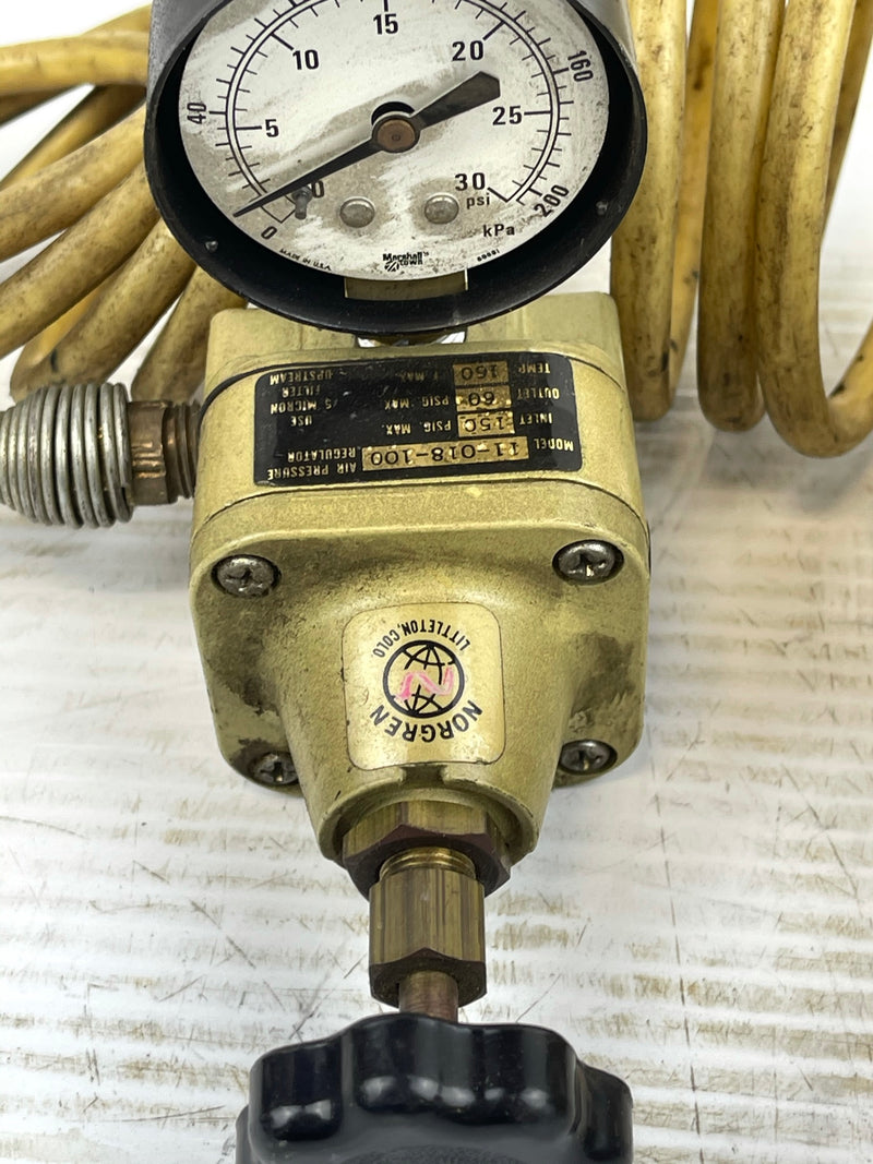 Norgren 11-018-100 Pressure Regulator 60PSI with Hose