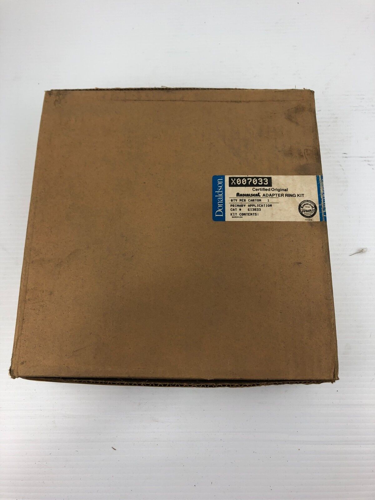 Donaldson X007033 Adapter Ring Kit 613833