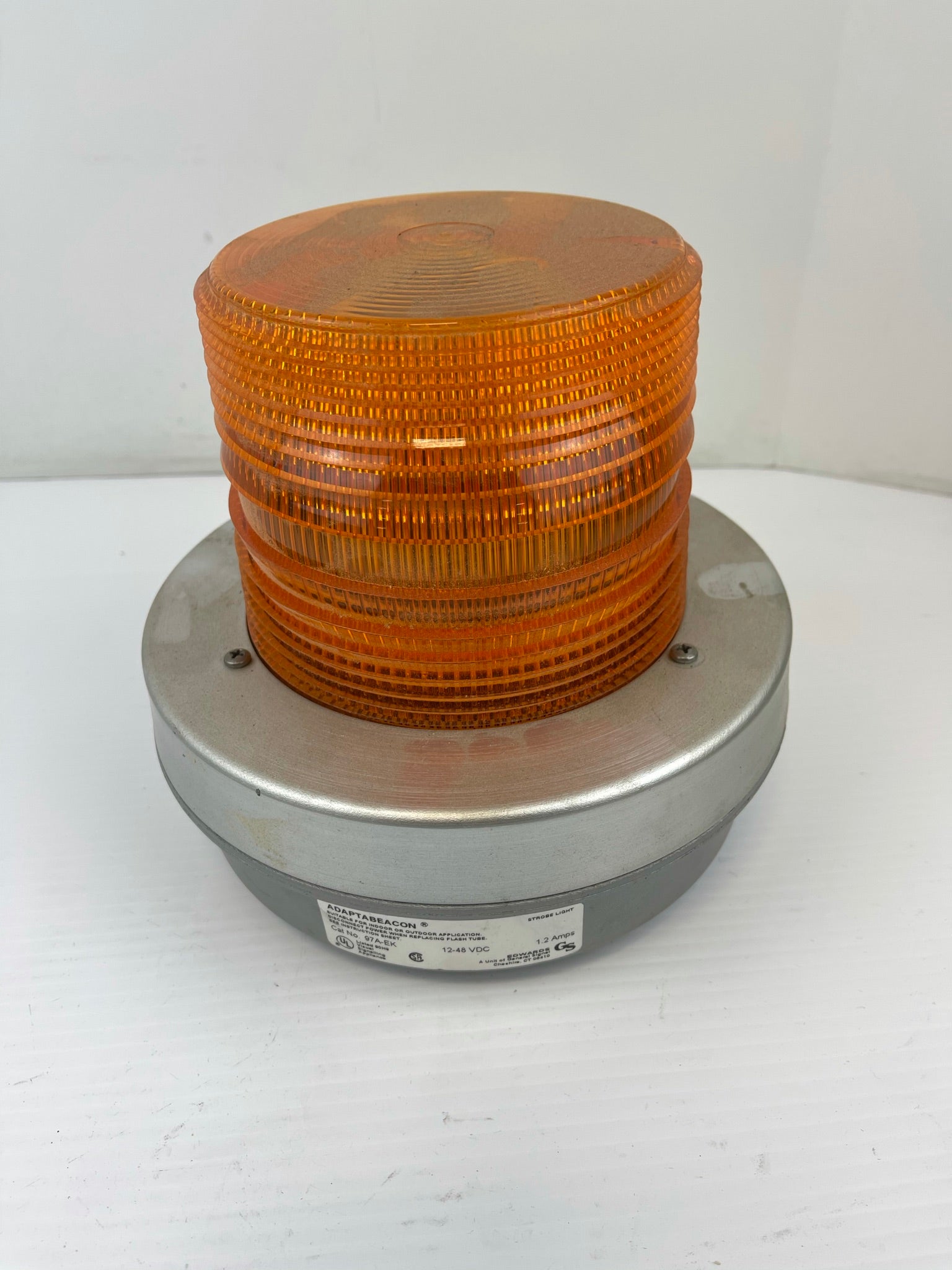 Edwards General Signal 97A-EK AdaptaBeacon Strobe Light 12-48VDC 1.2A
