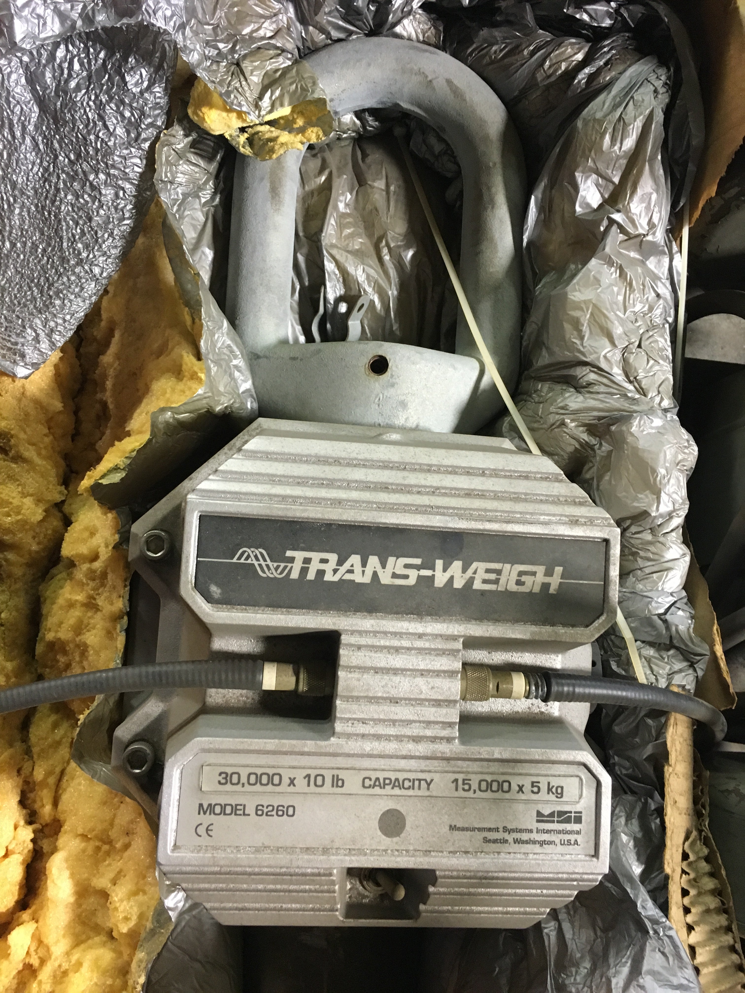 Trans-Weigh 6260 Crane Scale 30,000 lb Capacity