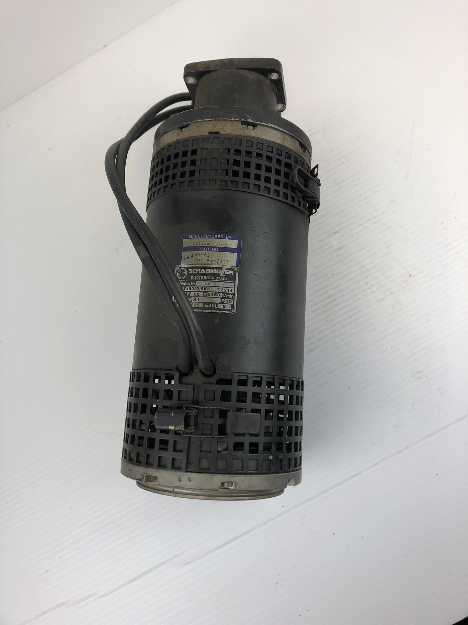 Schabmuler 649563 Gear Motor D-8070 INGOLSTADT P150/2,5K 557/544