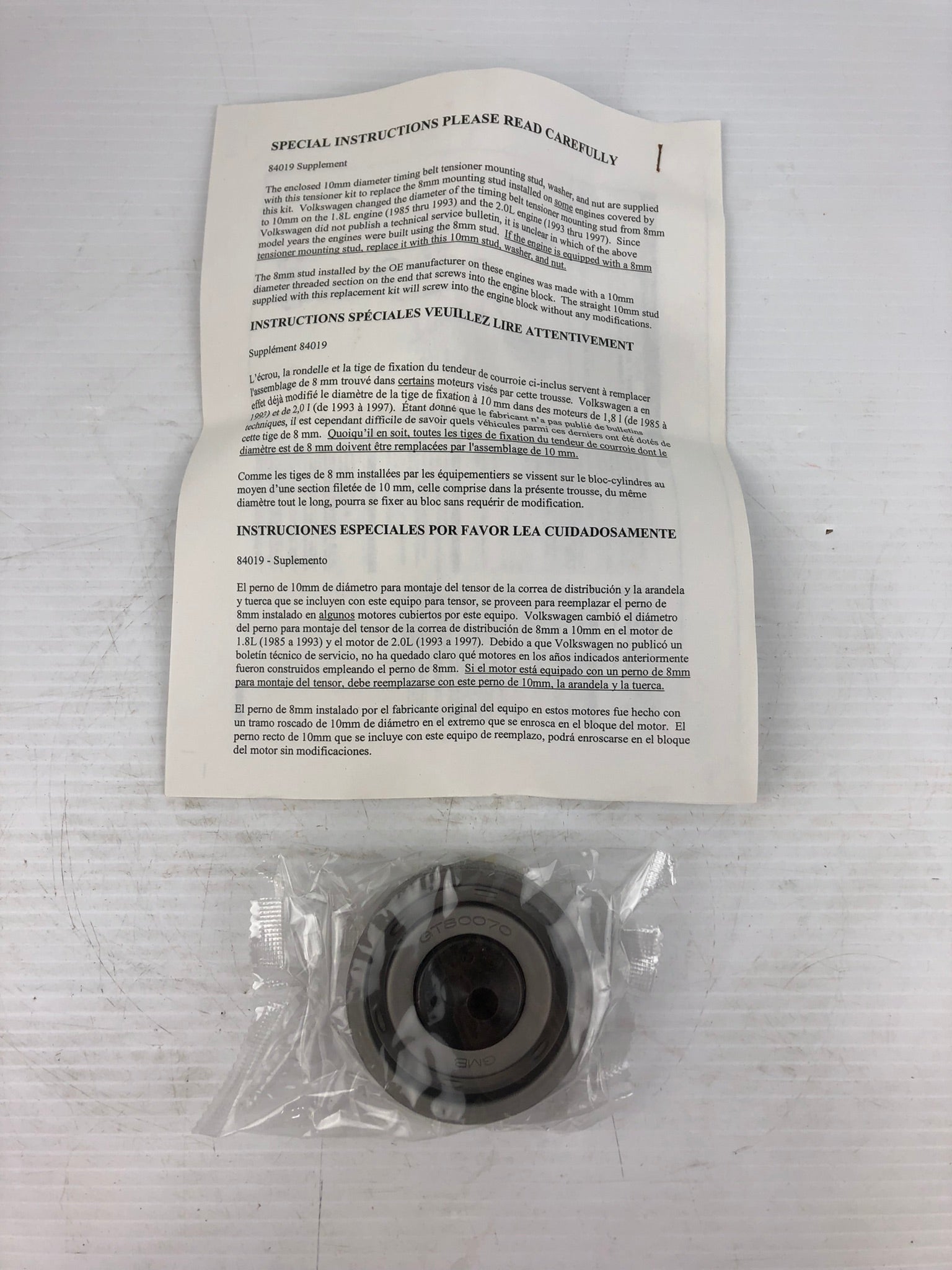 Dayco 84019 Engine Timing Belt Component Kit 85148