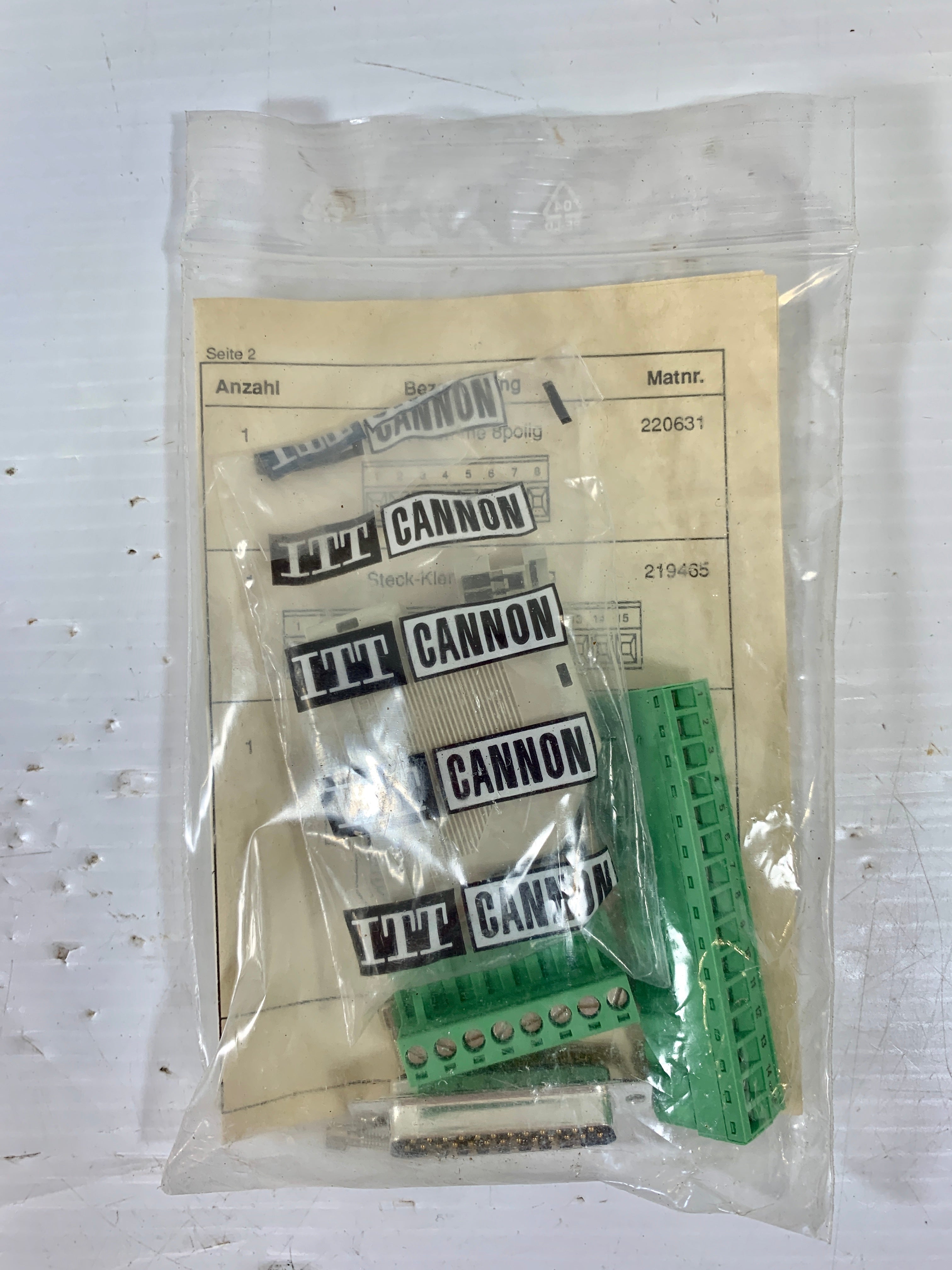 Indramat E4-CLM 231 810 Servo Controller Connector Contactor Kit