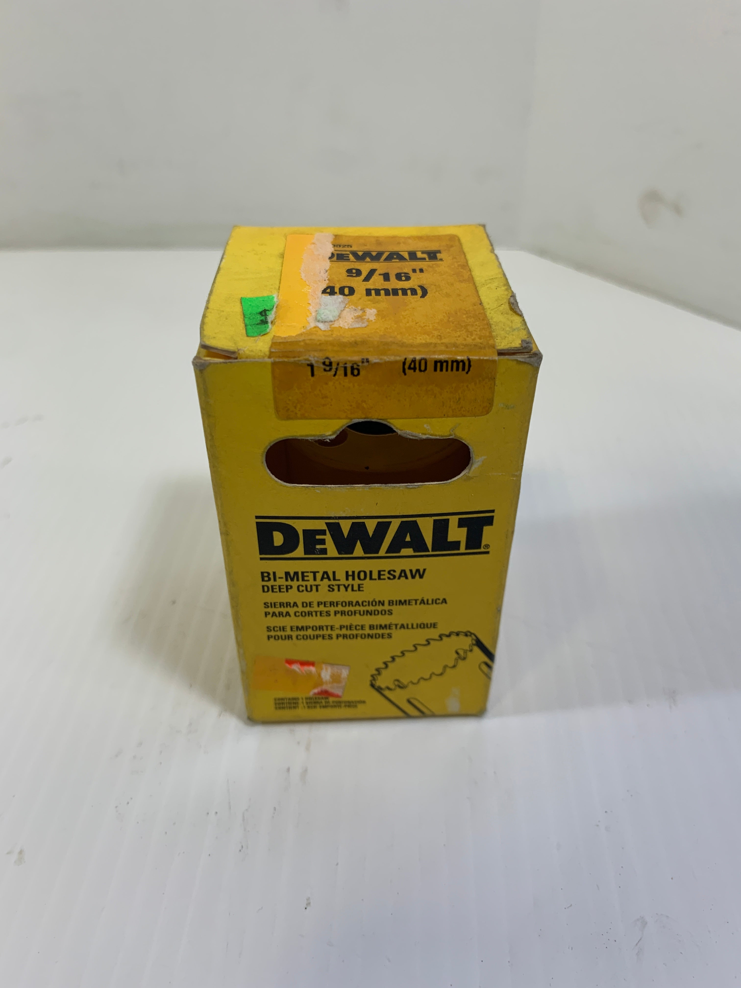 DeWalt Bi-Metal Holesaw 1 9/16"