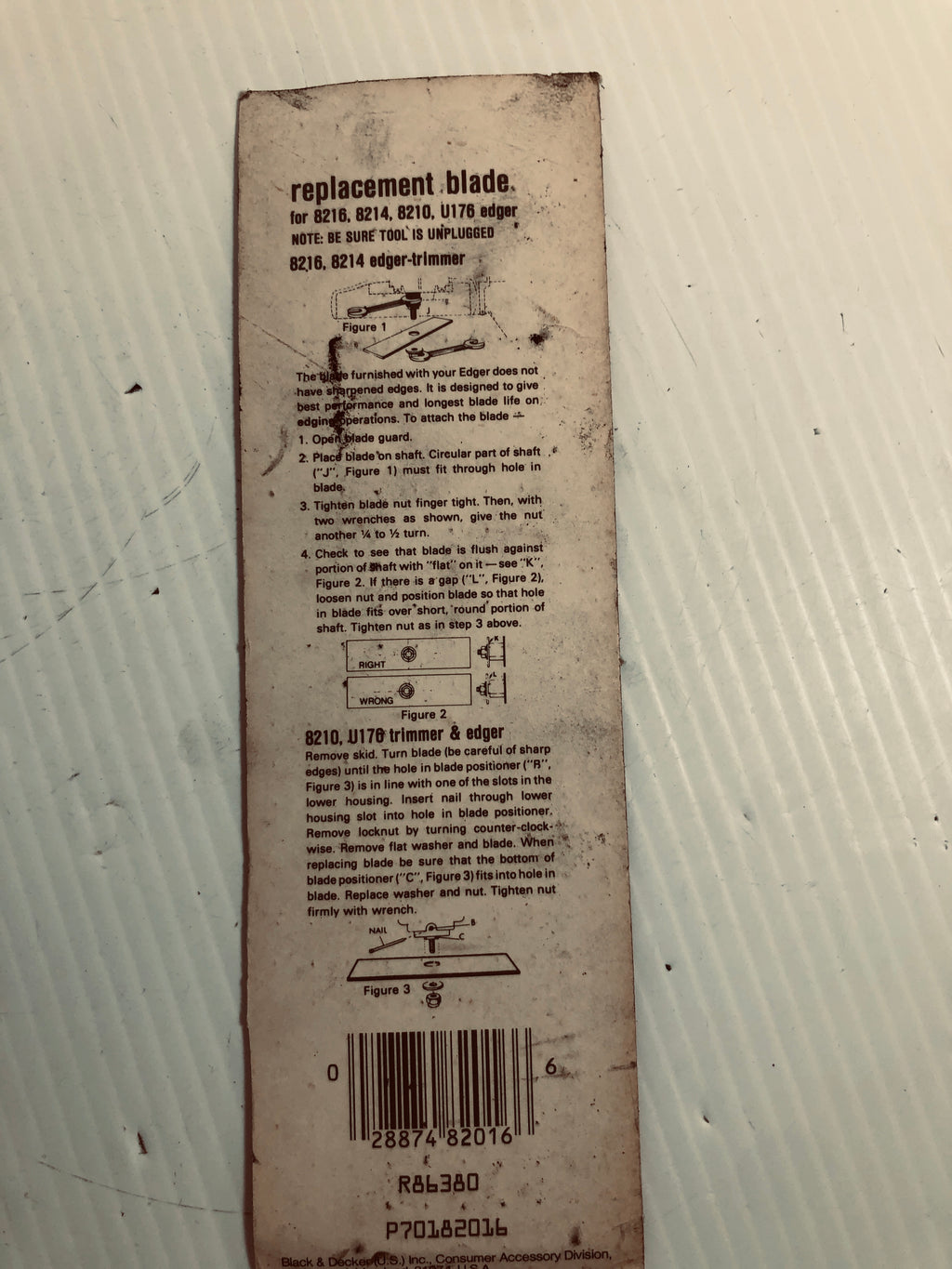 Black & Decker 82-016 Replacement Edger Blade – Metal Logics, Inc.