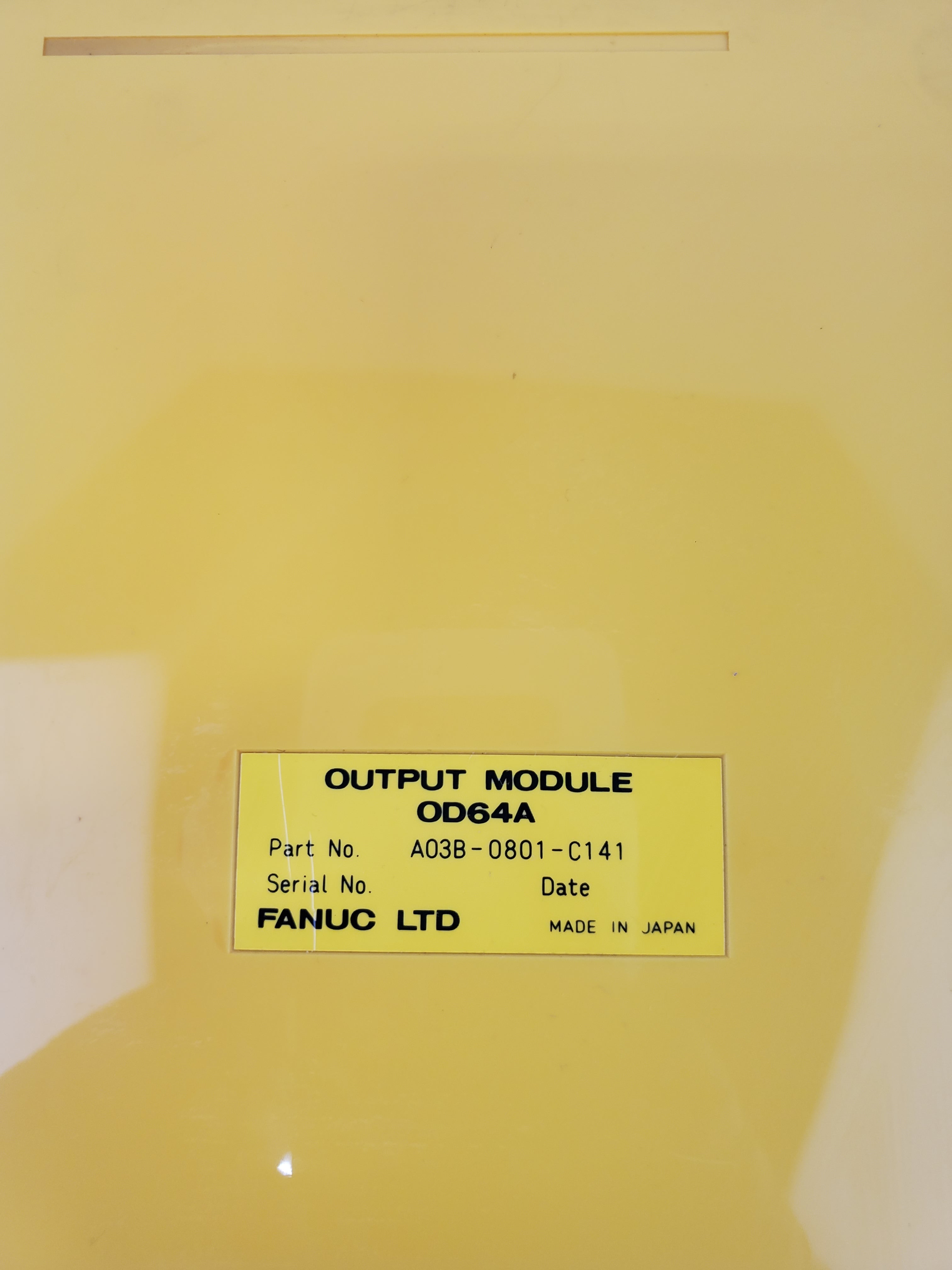 Fanuc A03B-0801-C141 Output Module 0D64A