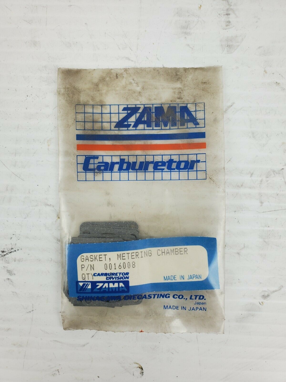 Zama Carburetor 0016008 Chamber Metering Gasket Quantity 10