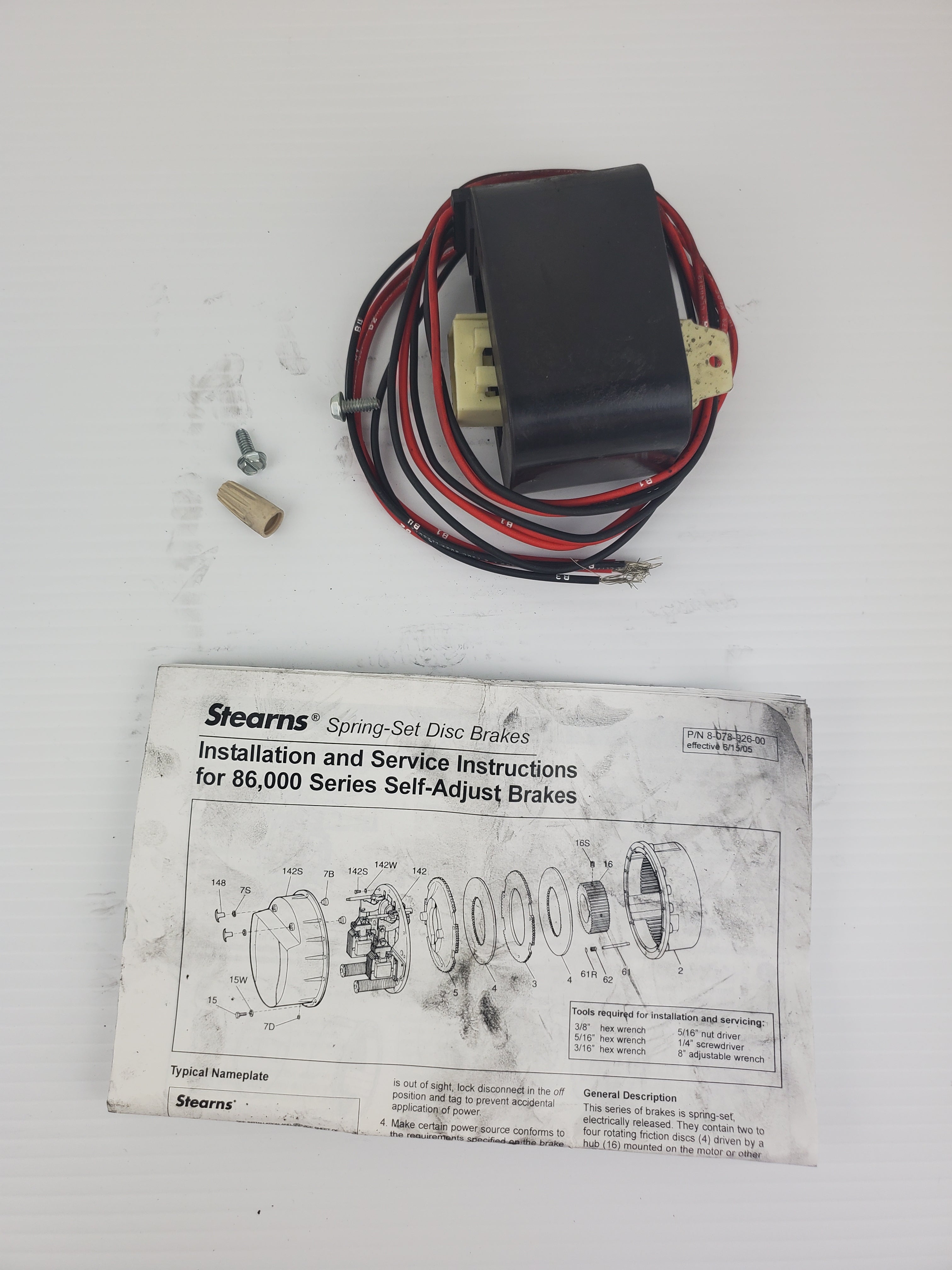 Stearns 8-078-926-00 Spring Set Disc Breaks