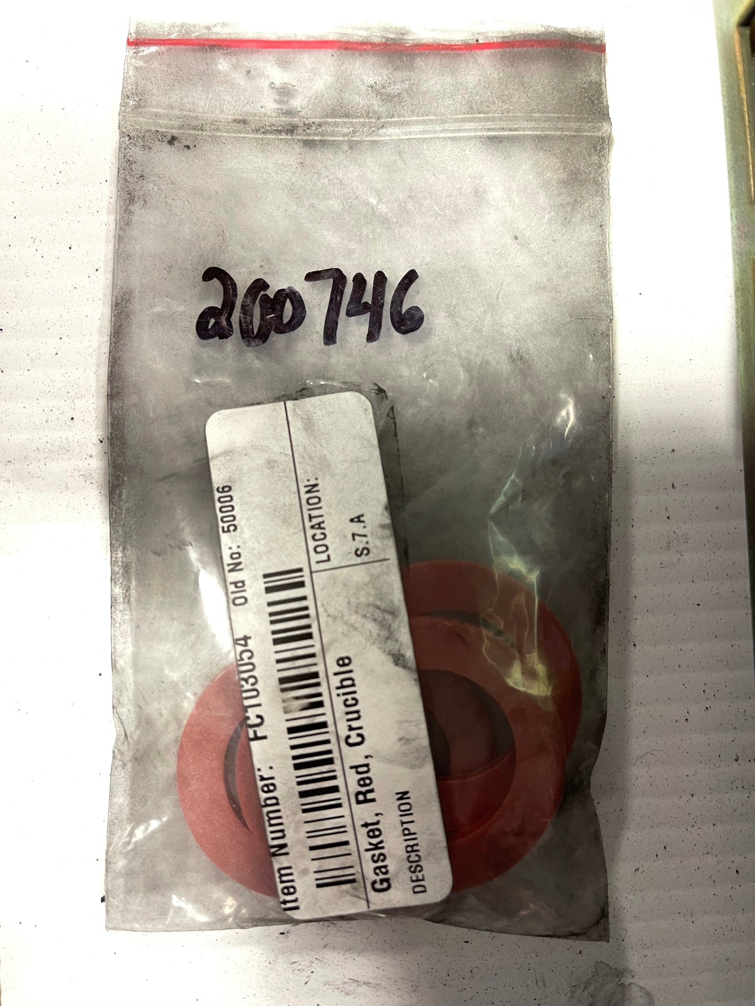 Red Crucible Gasket FC103054 50006 - Package of 4