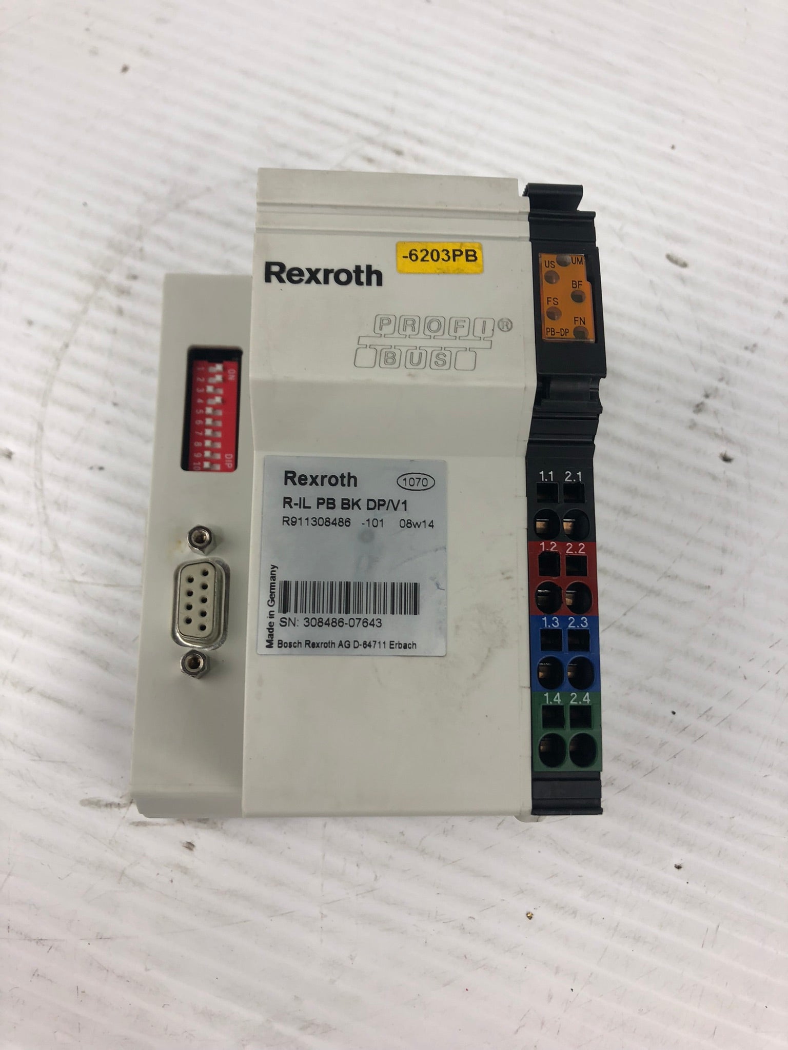 Rexroth R911308486 Profi Bus R-IL PB BK DP/V1 - PLC Module