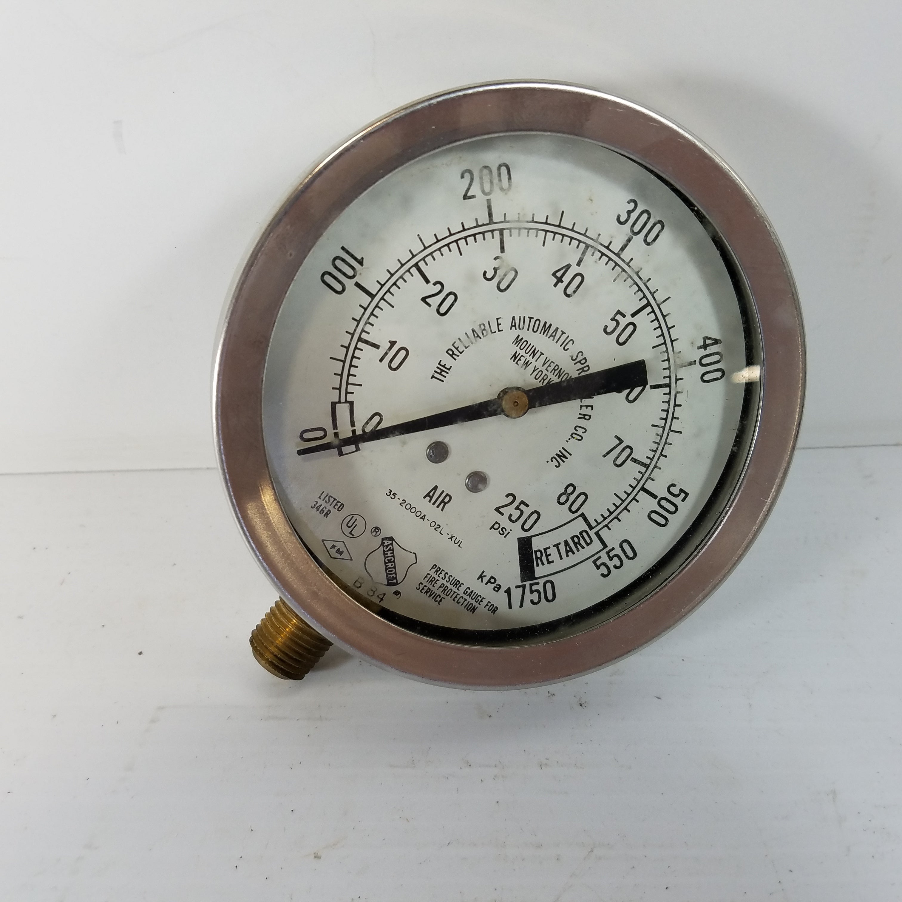 Ashcroft 35-2000A-02L-XUL Gauge 250 PSI