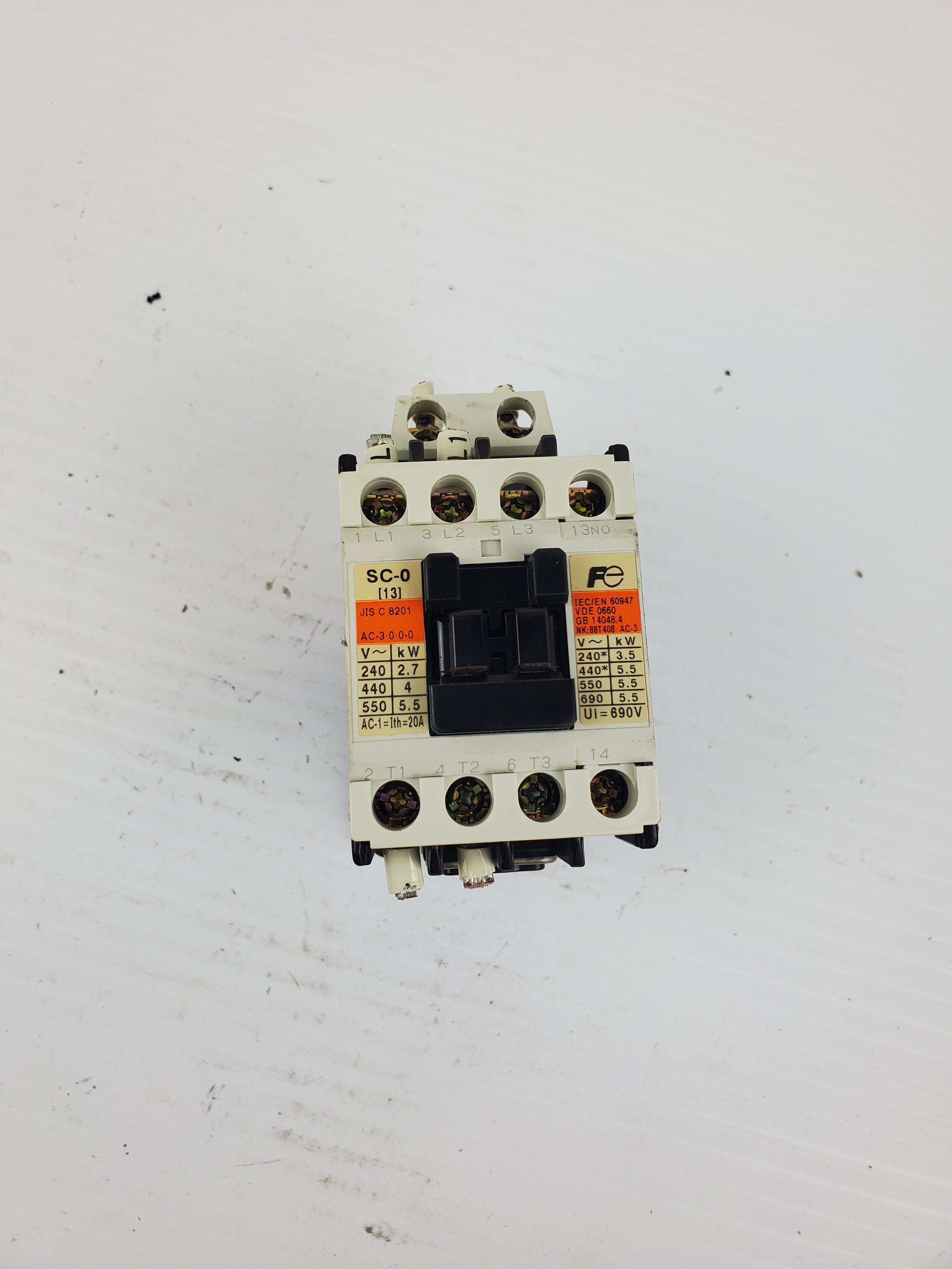 Fuji SC-0 (13) SC13AA Contactor 4NC0F0#10