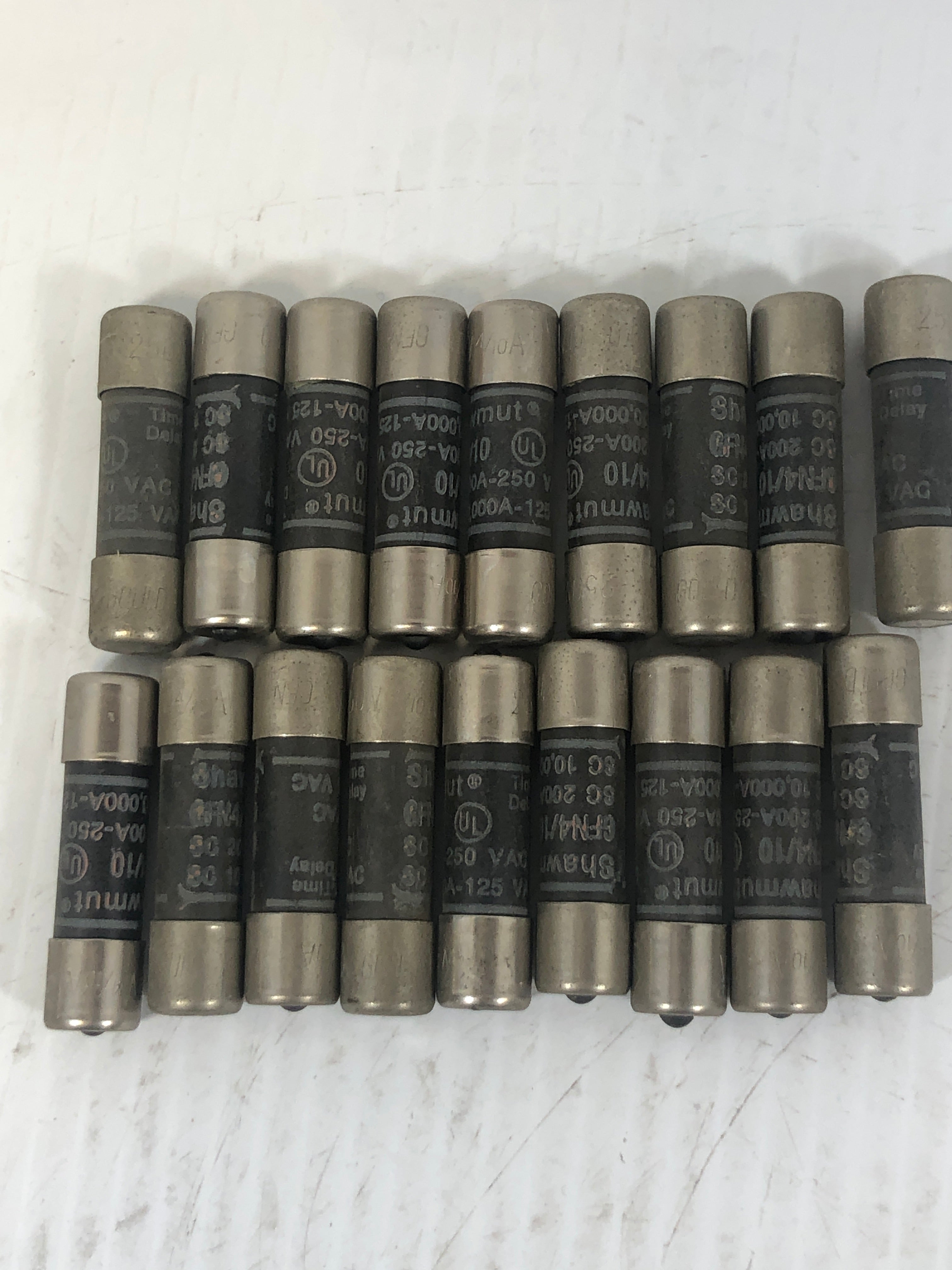 Shawmut GFN 4/10 Time Delay Fuse - Lot of 18