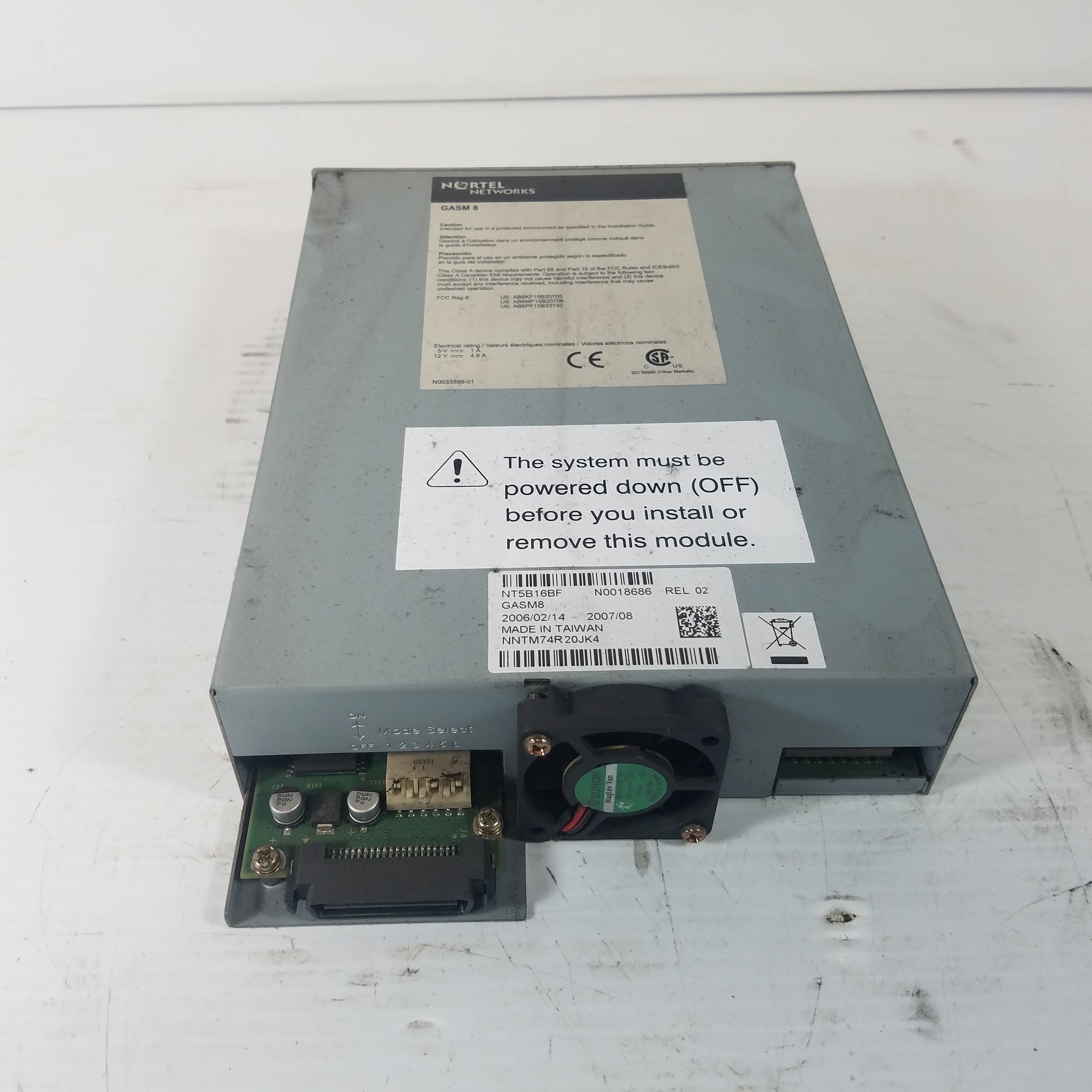 Nortel Networks GASM8 Media Bay Module