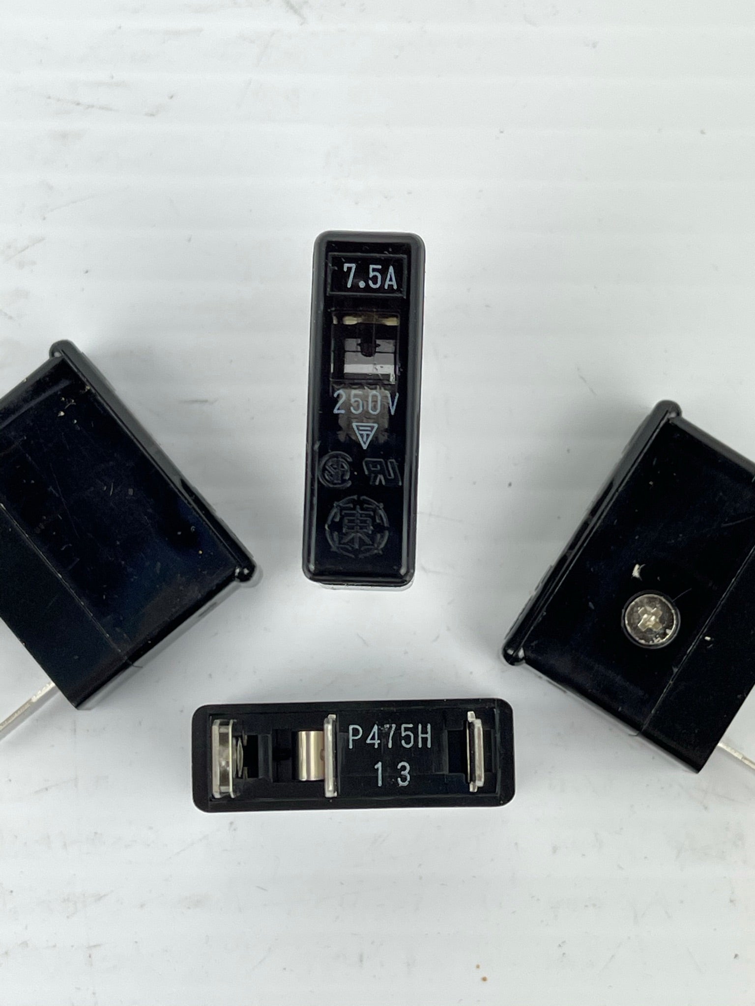 Fuse Alarm P475H 7.5A 250V - Lot of 4