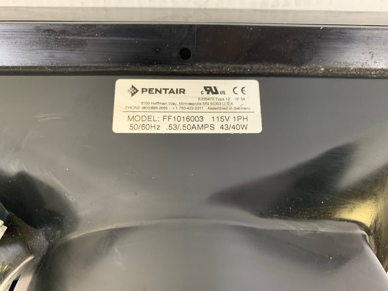 Pentair FF1016003 115 Volt 1 Ph .53/.50 Amps