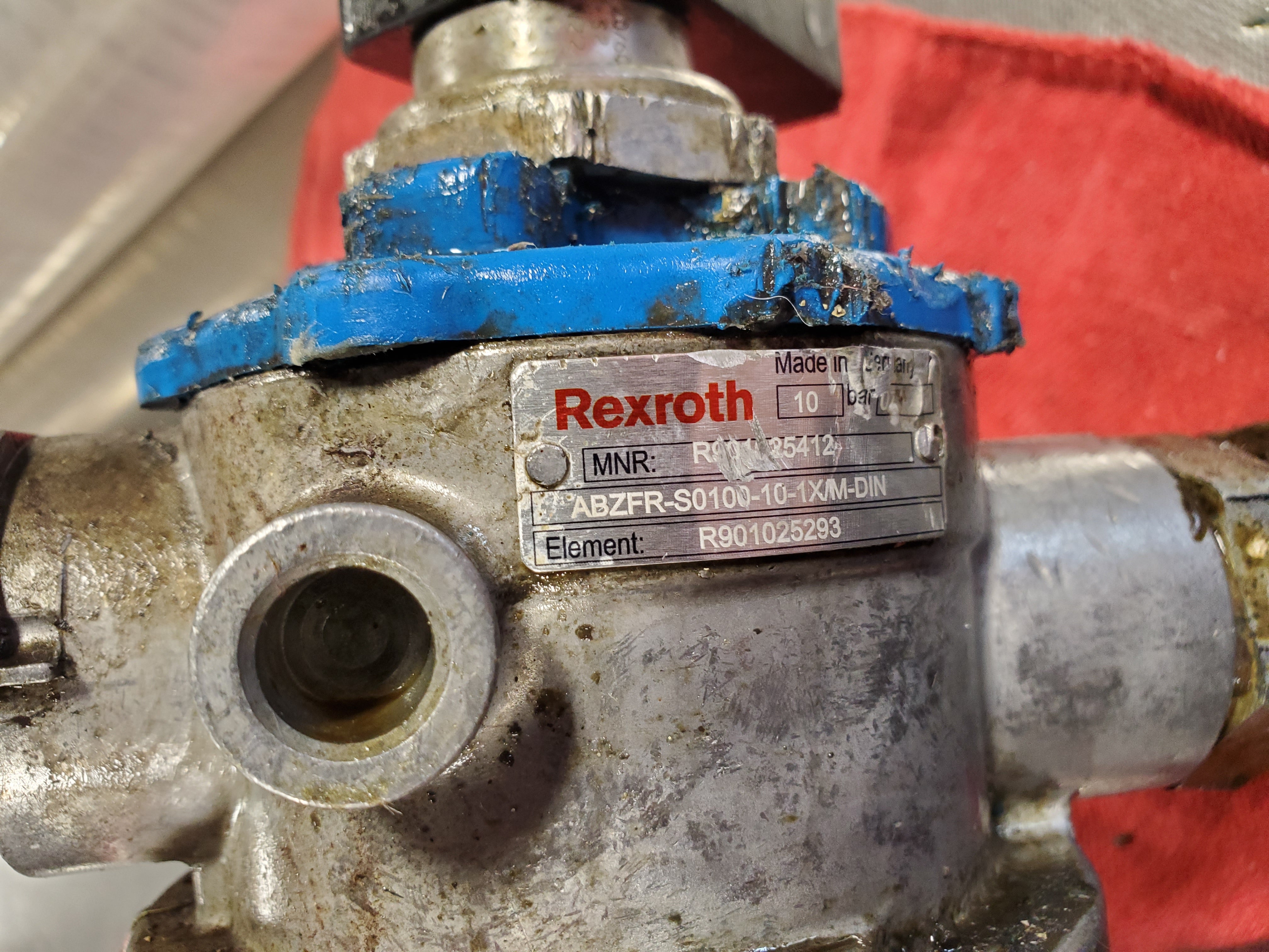 Rexroth Pump R901025412 ABZFR-S0100-10-1X/M-DIN Hydraulics External Gear 10 bar