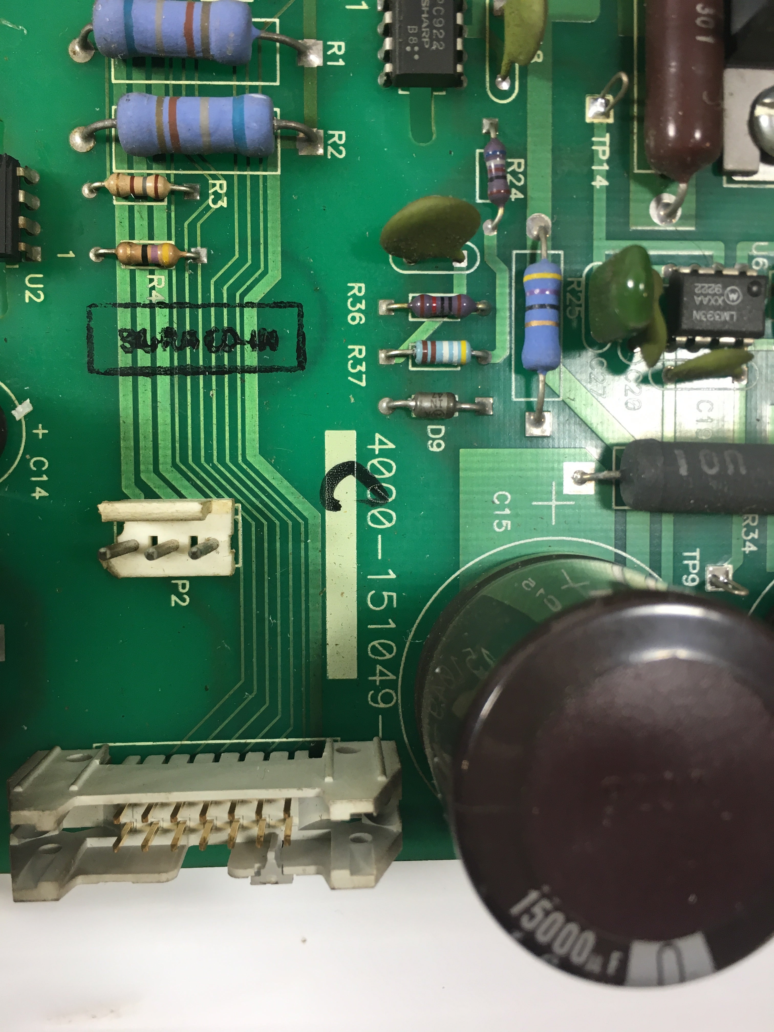 Powertec Driver Board 4000-151049-C PC Board 6 Amp