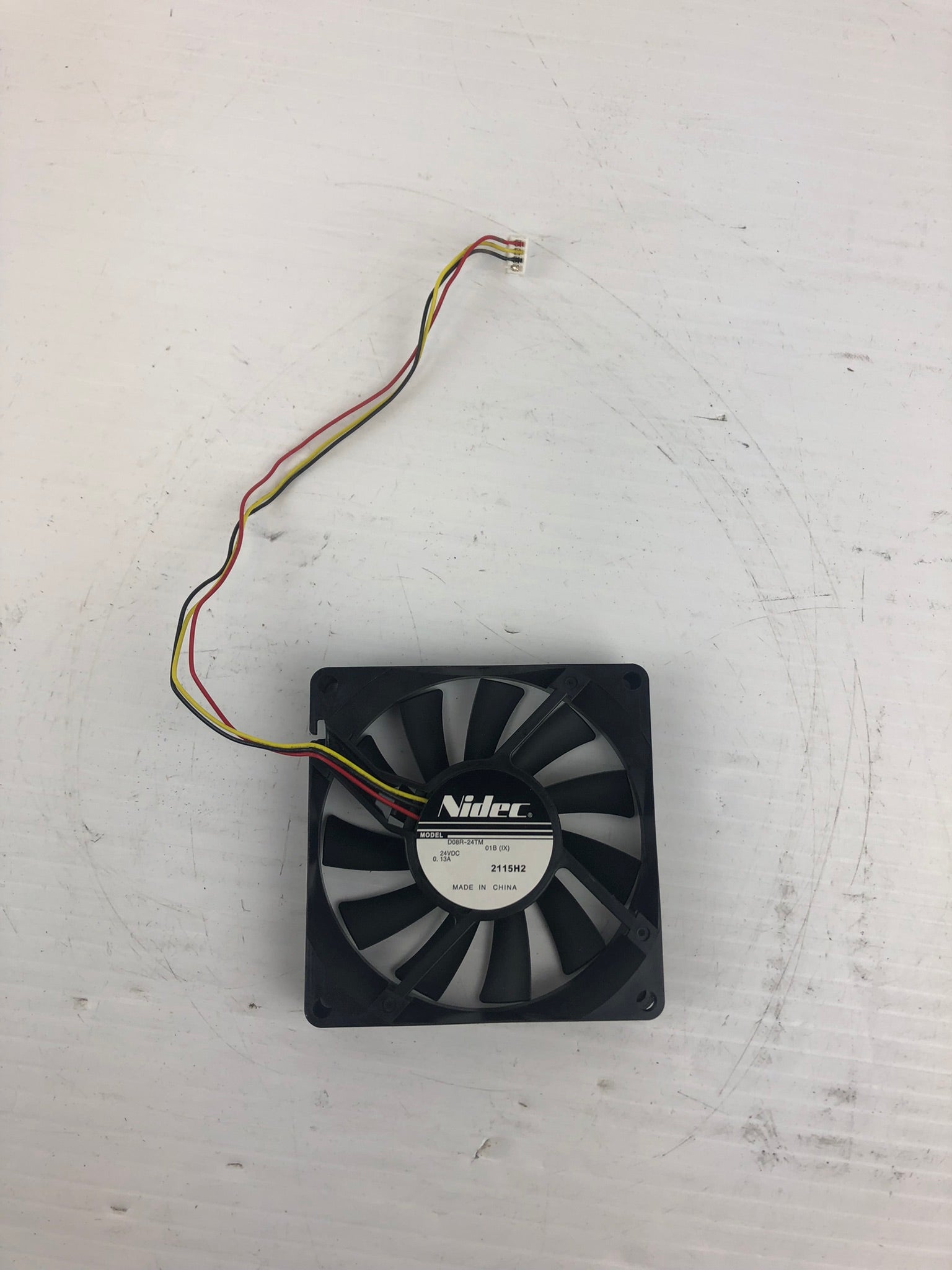 Nidec D08R-24TM Cooling Fan - Pulled from Laser Jet Printer 600 M601