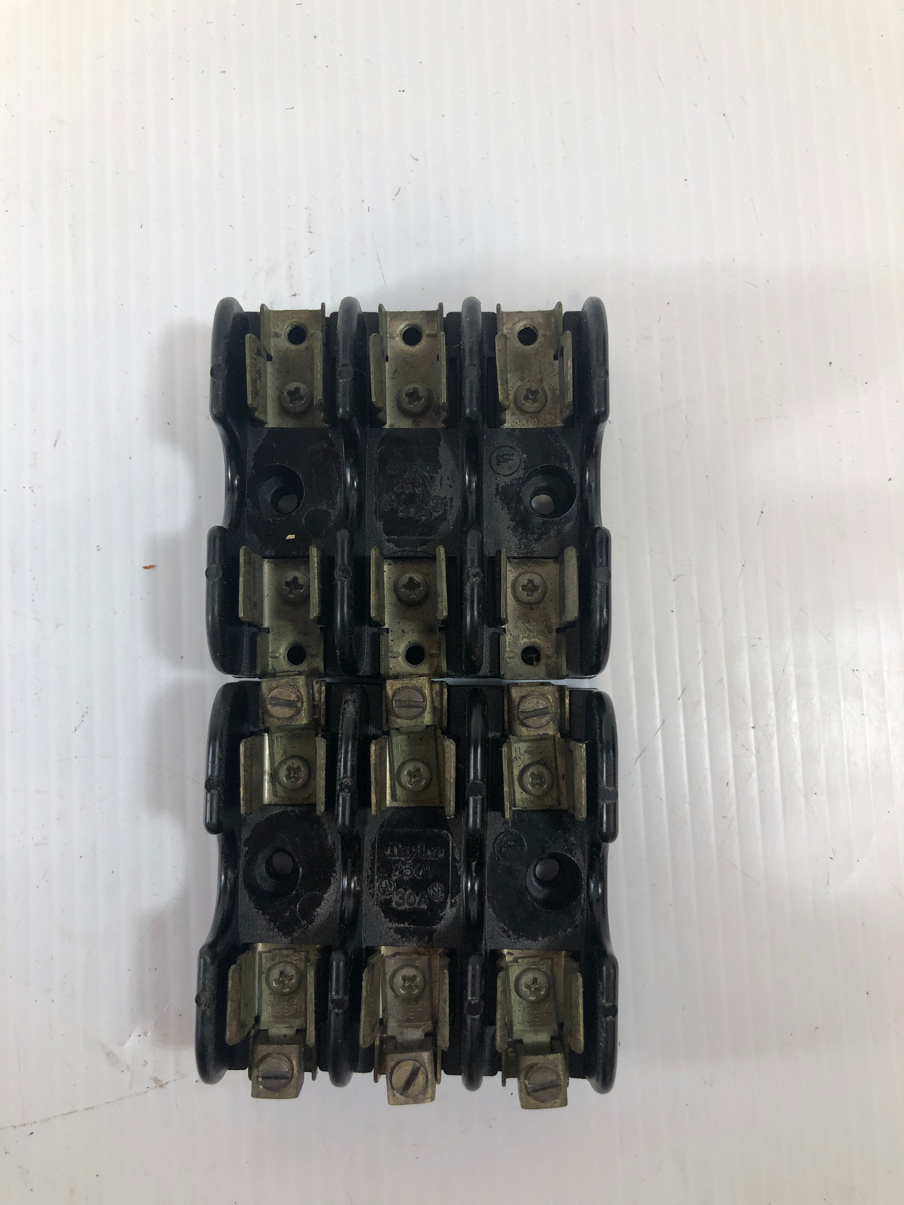 Taylor 3 Fuse Block Holder 250V 30A - Lot of 2