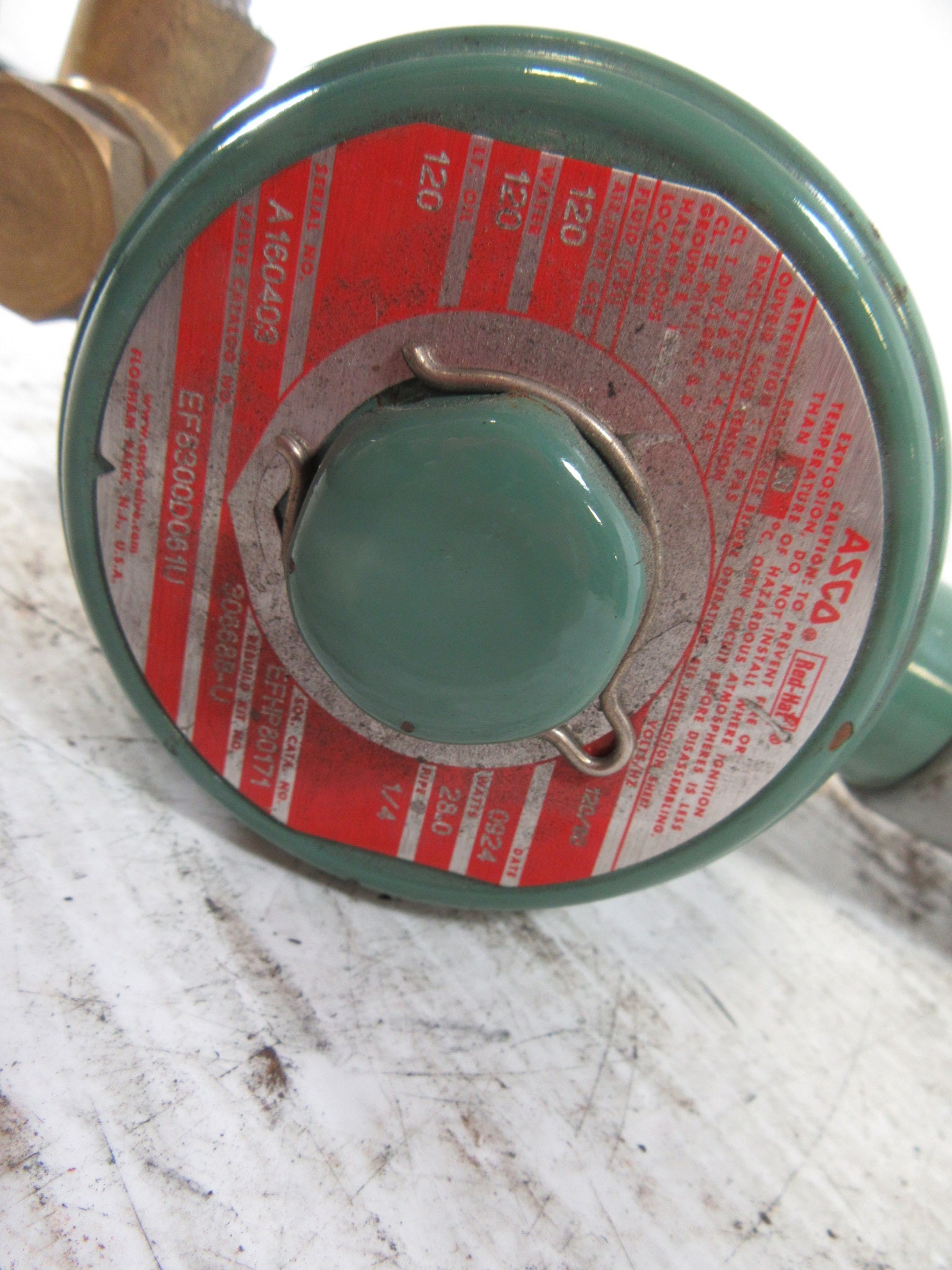 ASCO EF6300D061U Solenoid with Valve Manifold