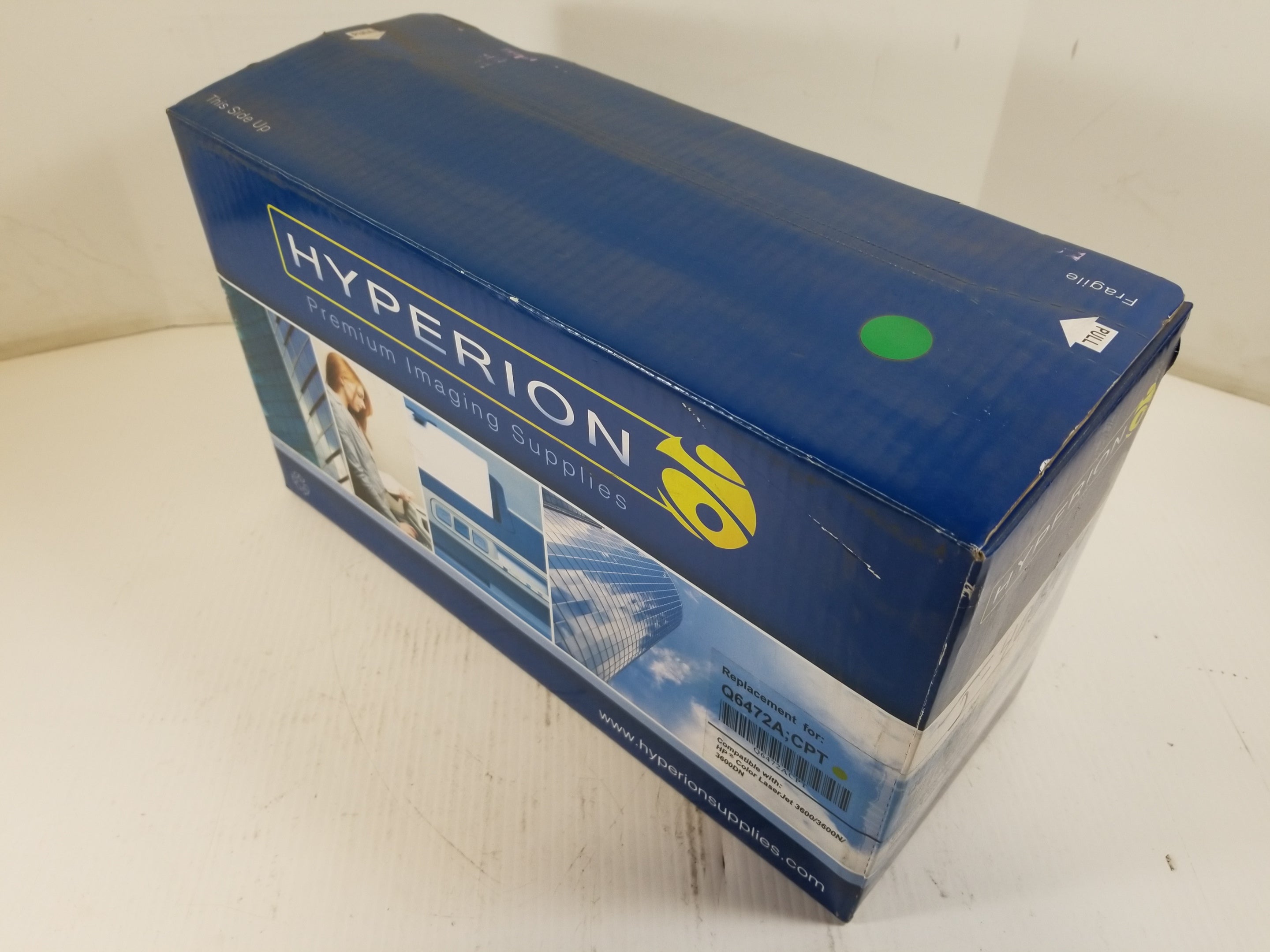 Hyperion Q6472ACPT Yellow Toner Cartridge Q6472A