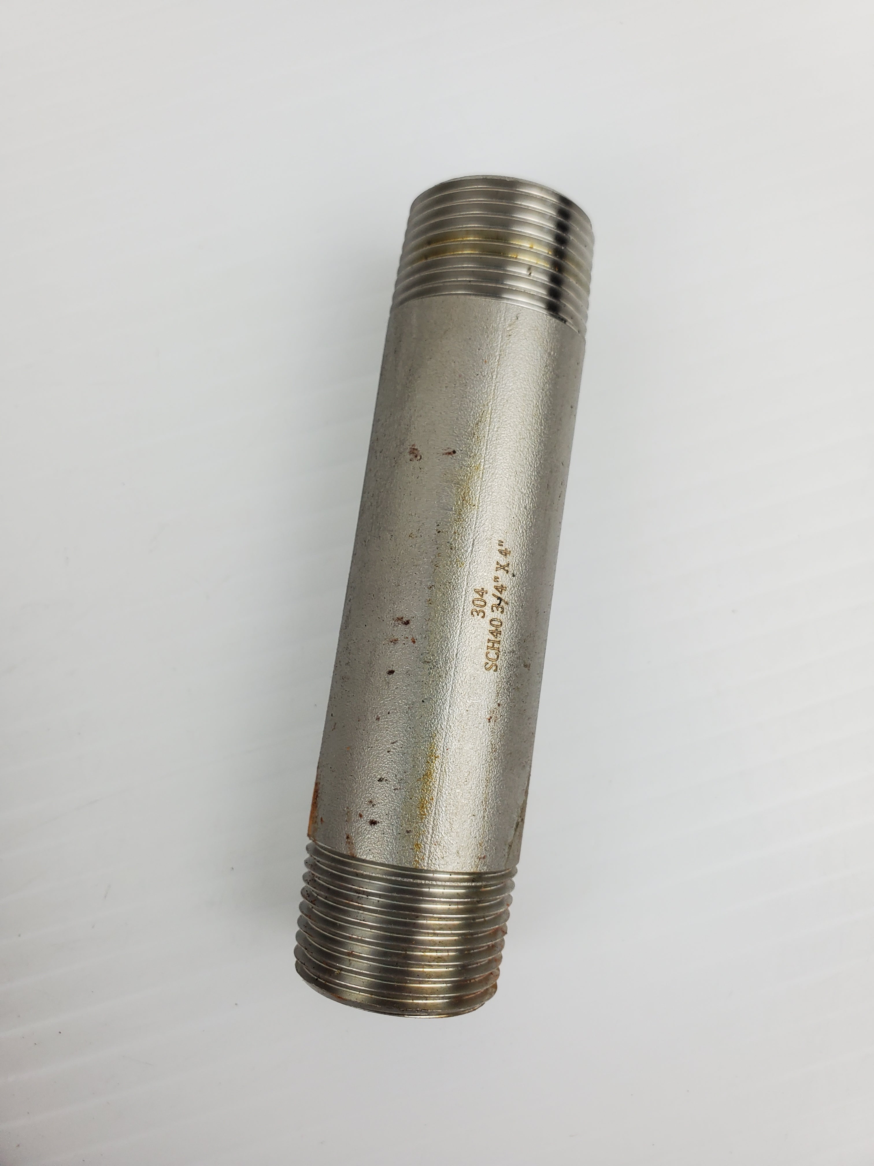 Stainless Steel Pipe 304 SCH40 3/4" x 4"