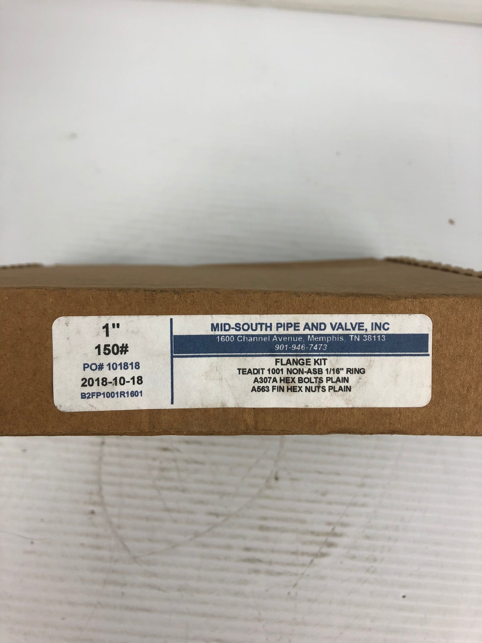 Mid-South Pipe and Valve B2FP1001R1601 Flange Kit 1" 150#