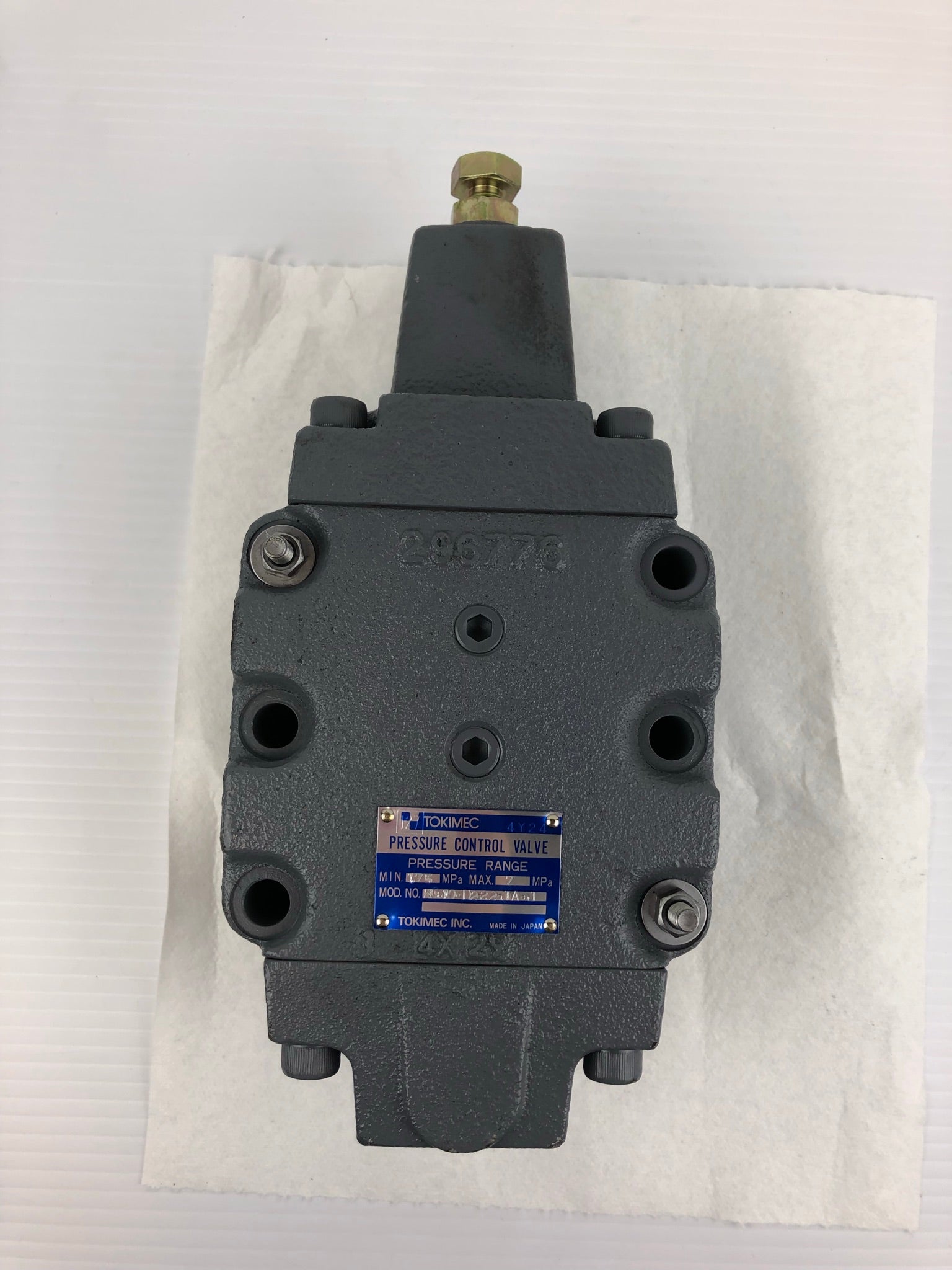 Tokimec RG-10-D2-22-JA-J Pressure Control Valve 4Y24