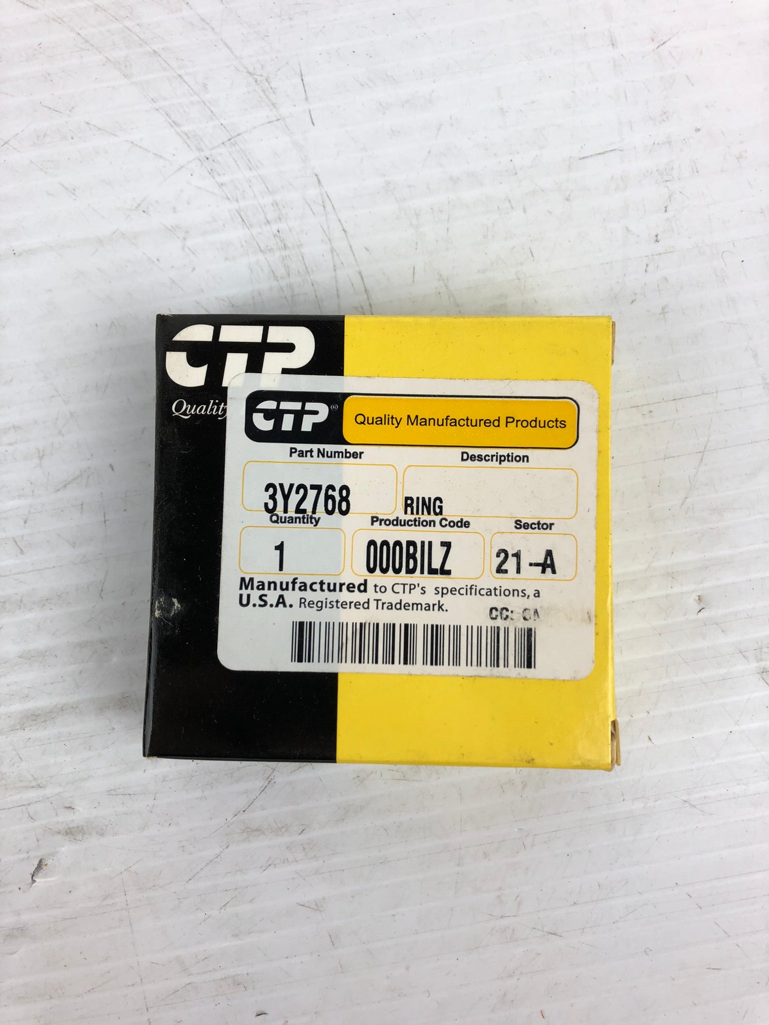 CTP 3Y-2768 Ring 3Y2768 - 627B 627E 627F 627G 631K 637D 637E 637G 637K 657 657B