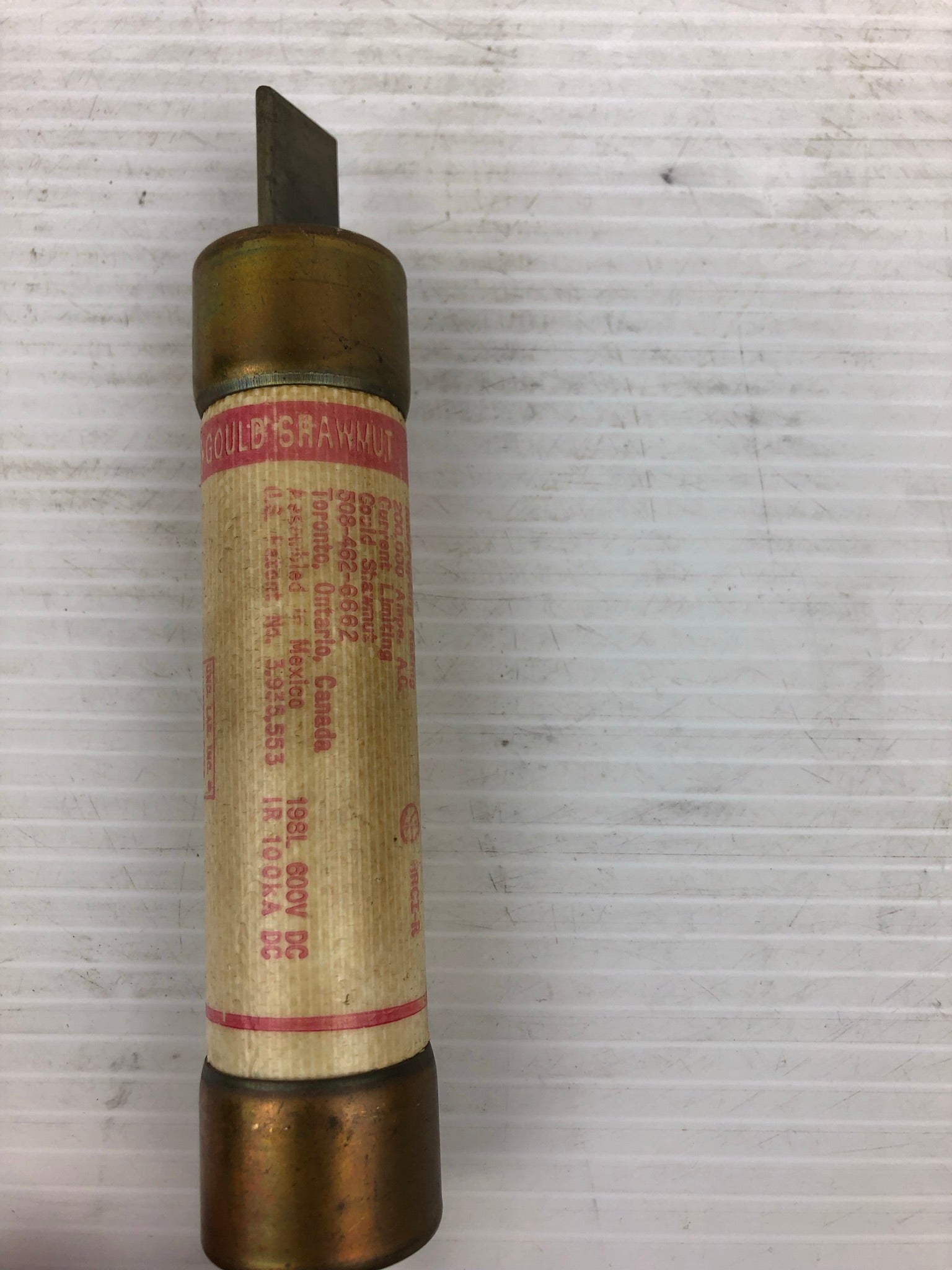 Gould Trionic TRS-100R Time Delay Fuse Class RK5 100 Amp 600 VAC