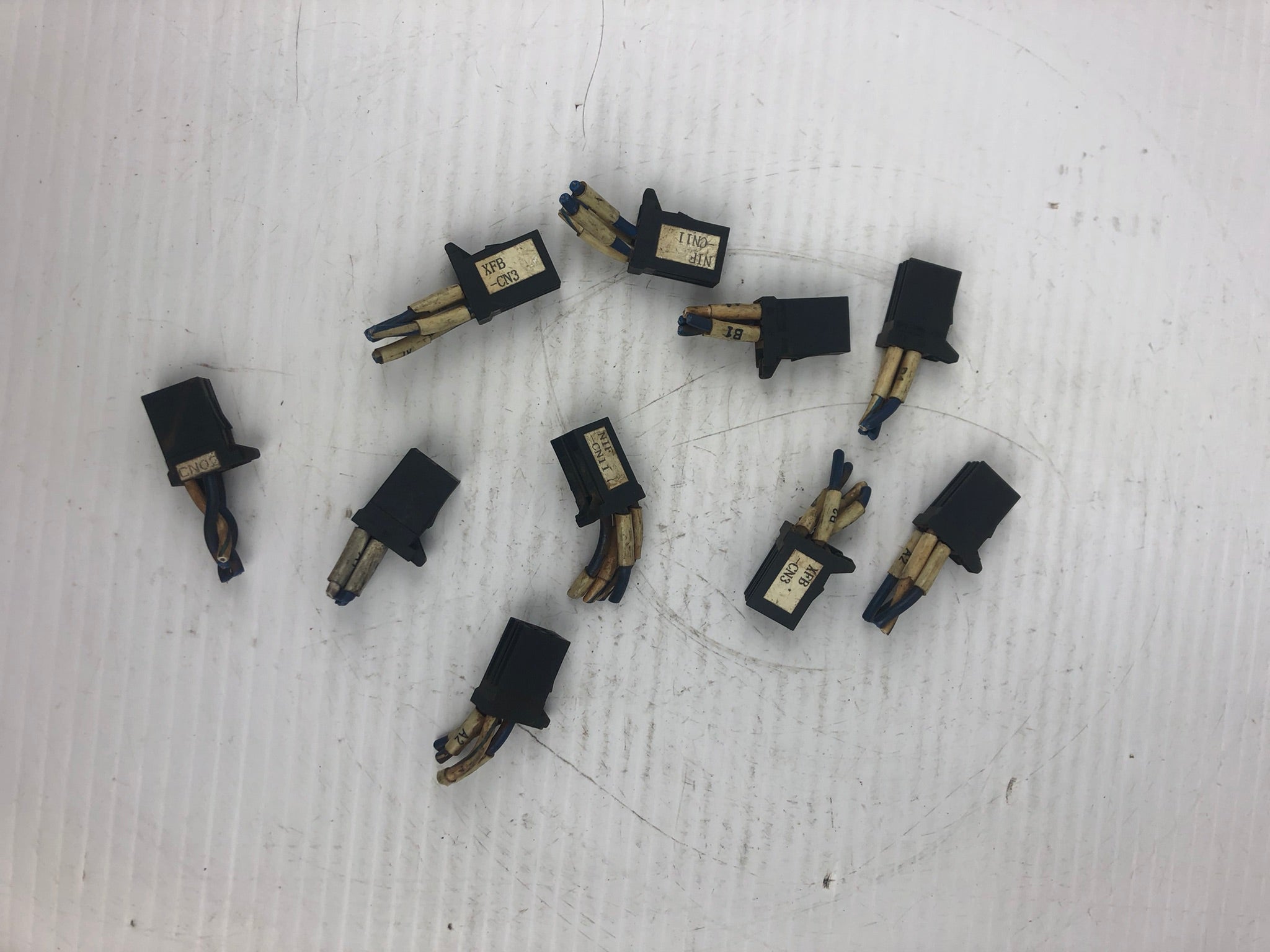 AMP D-3 Fanuc Power Cable Drive Plug Connector - Lot of 10