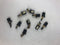 AMP D-3 Fanuc Power Cable Drive Plug Connector - Lot of 10