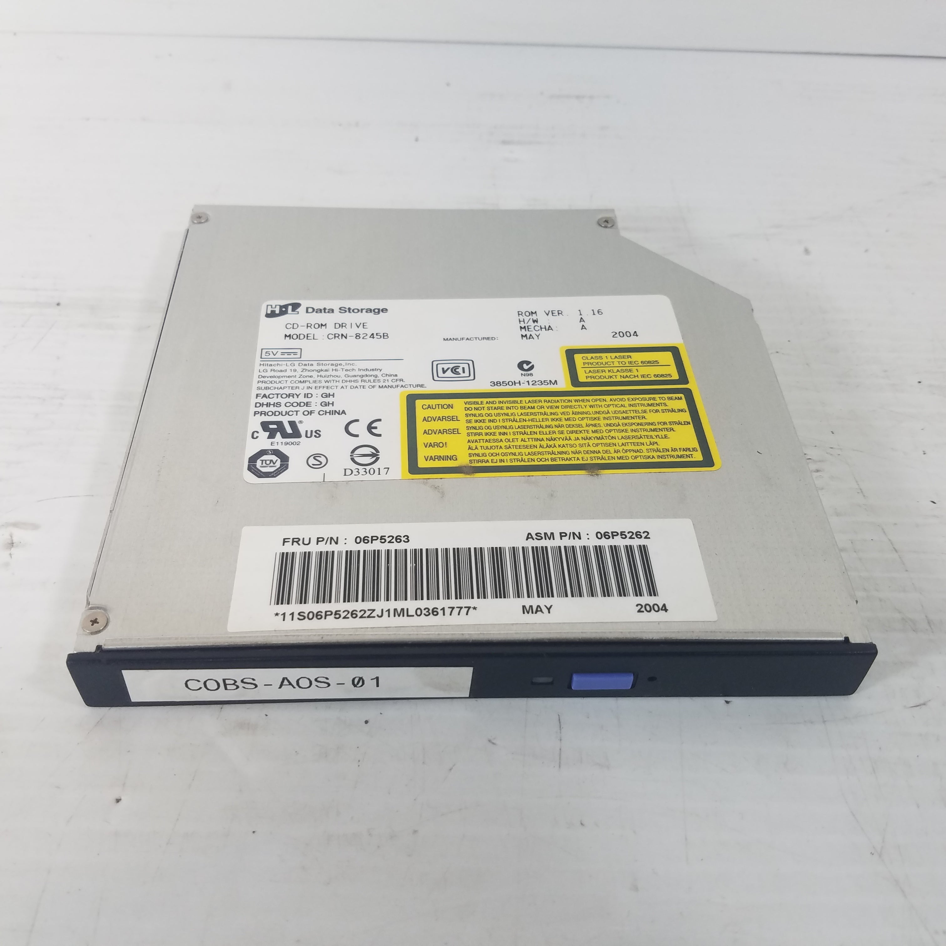 HL Data Storage CD-ROM Optical Drive CRN-8245B