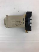 Omron H3CR-A8EL Timer Switch 0-12 SEC with Base 100-240VAC 50/60Hz