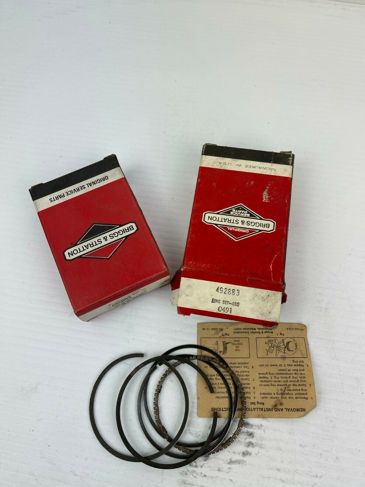 Briggs & Stratton Ring Set 010 492883 Lot of 2