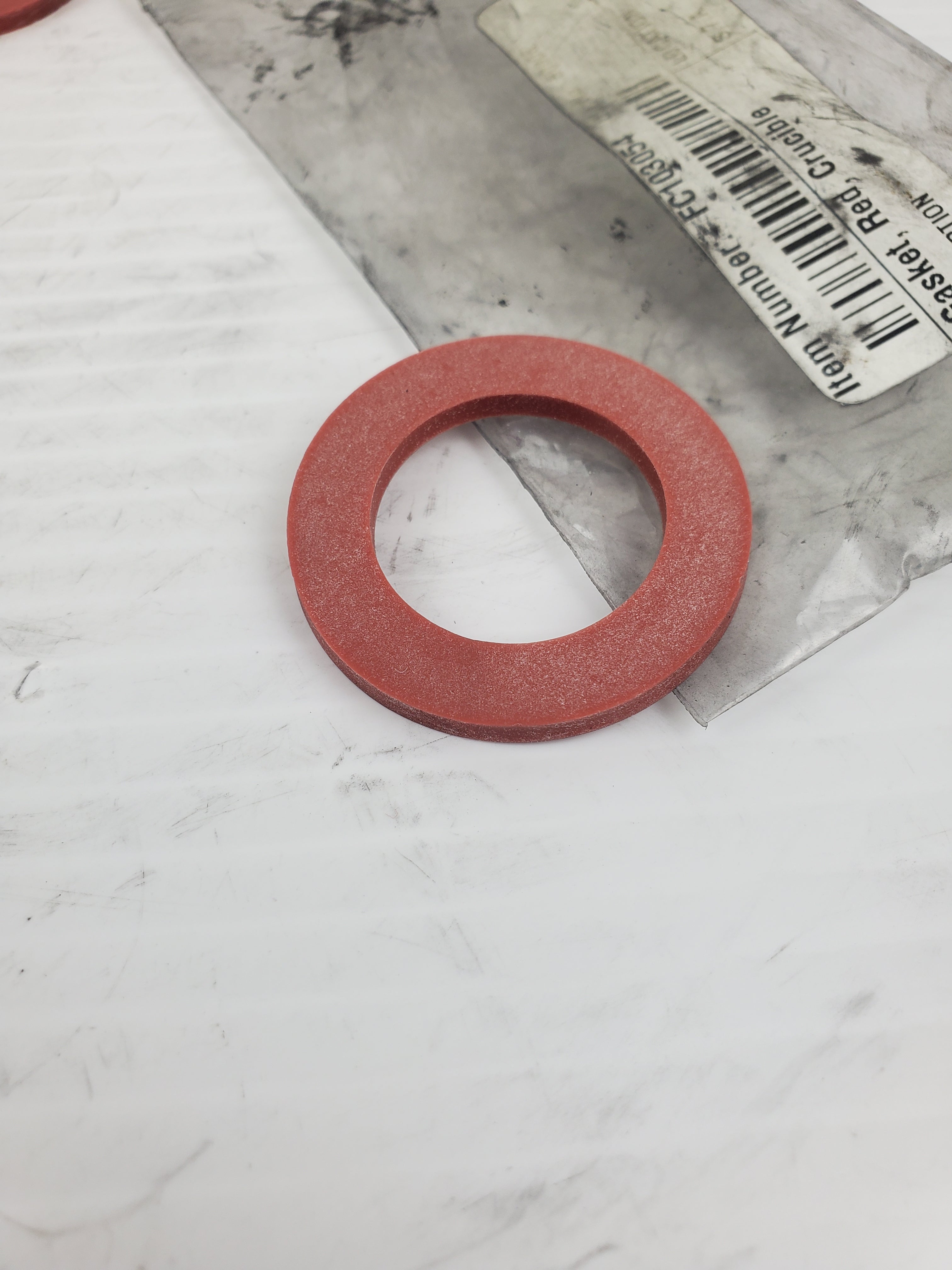 Red Rubber Gaskets 1.5" outer .25MM inner (Lot of 10)