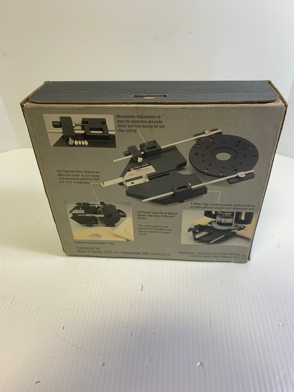 Black Decker Deluxe Router Guide 76 234 2