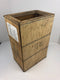 Wooden Military Ammo Crate Box - 17"x11-1/2"x8" ( Open on one end )