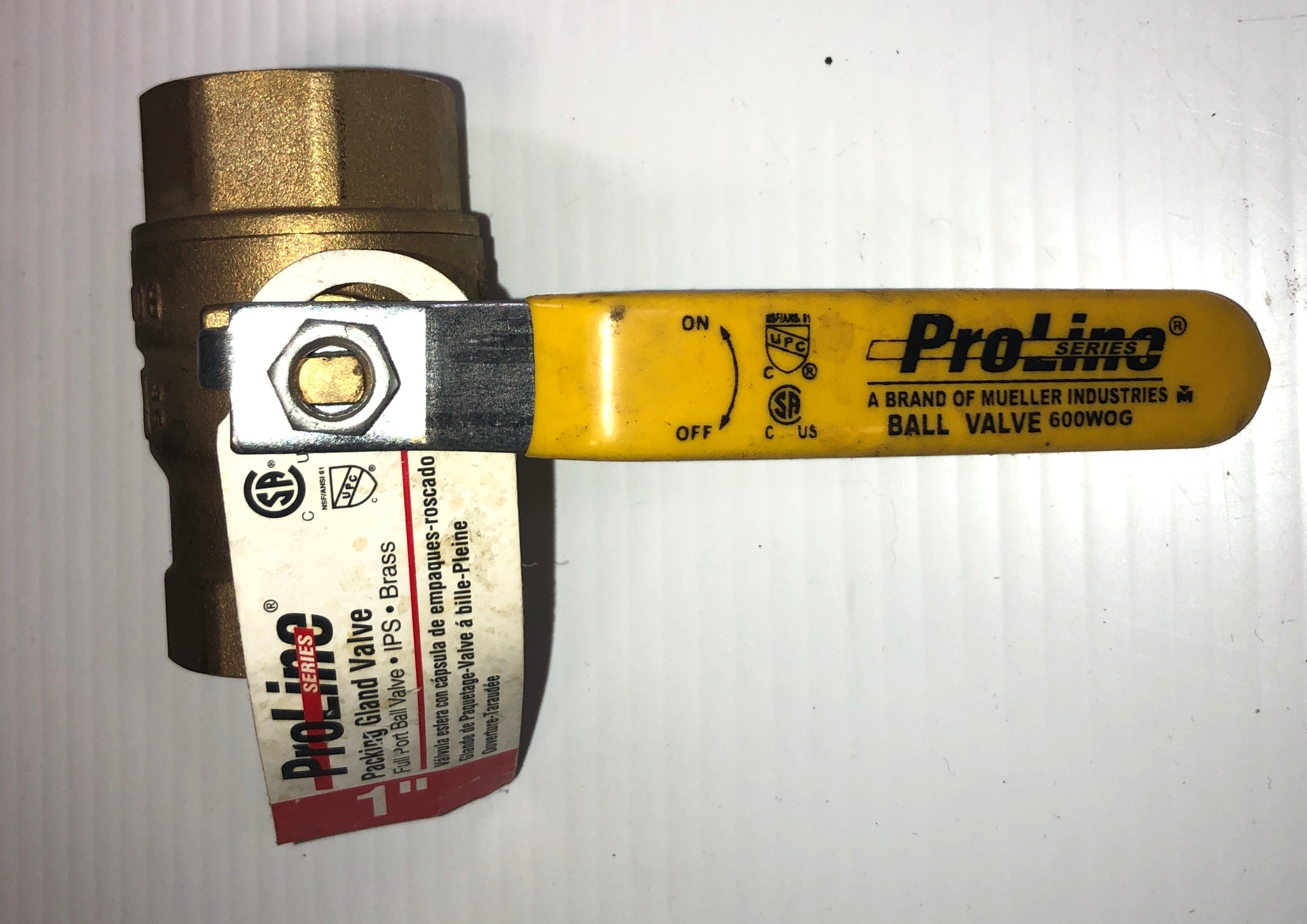 Pro Line Ball Valve 600WOG 1"