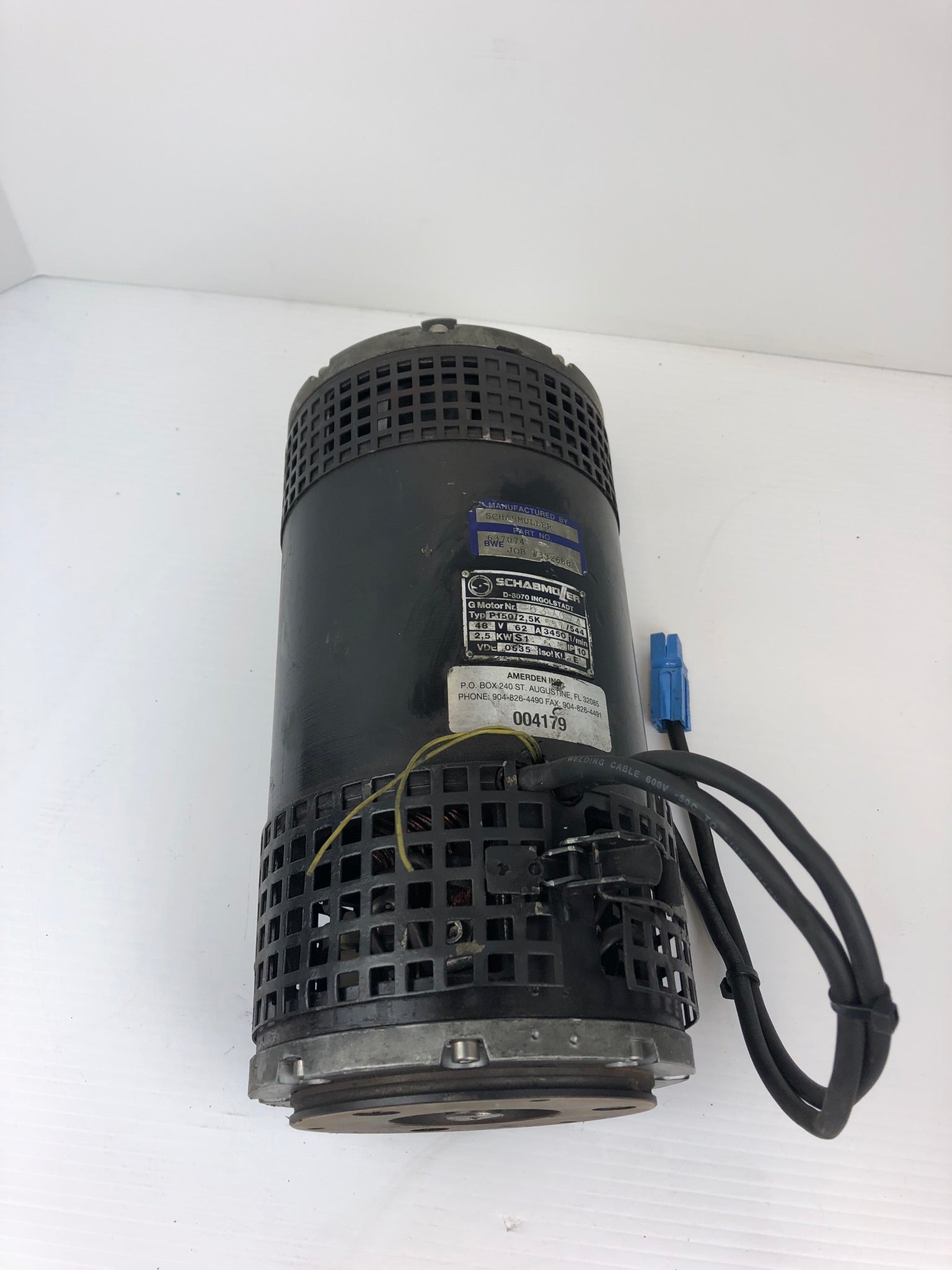 Schabmuler 637074 Gear Motor P150 48V 62A RPM3450