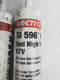Loctite SI 596 RD Red High Temperature RTV 59675 10.14 fl oz ( Lot of 2 )