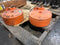 HNS 6012 Orange Round Industrial Magnet CR14132 - Lot of 2