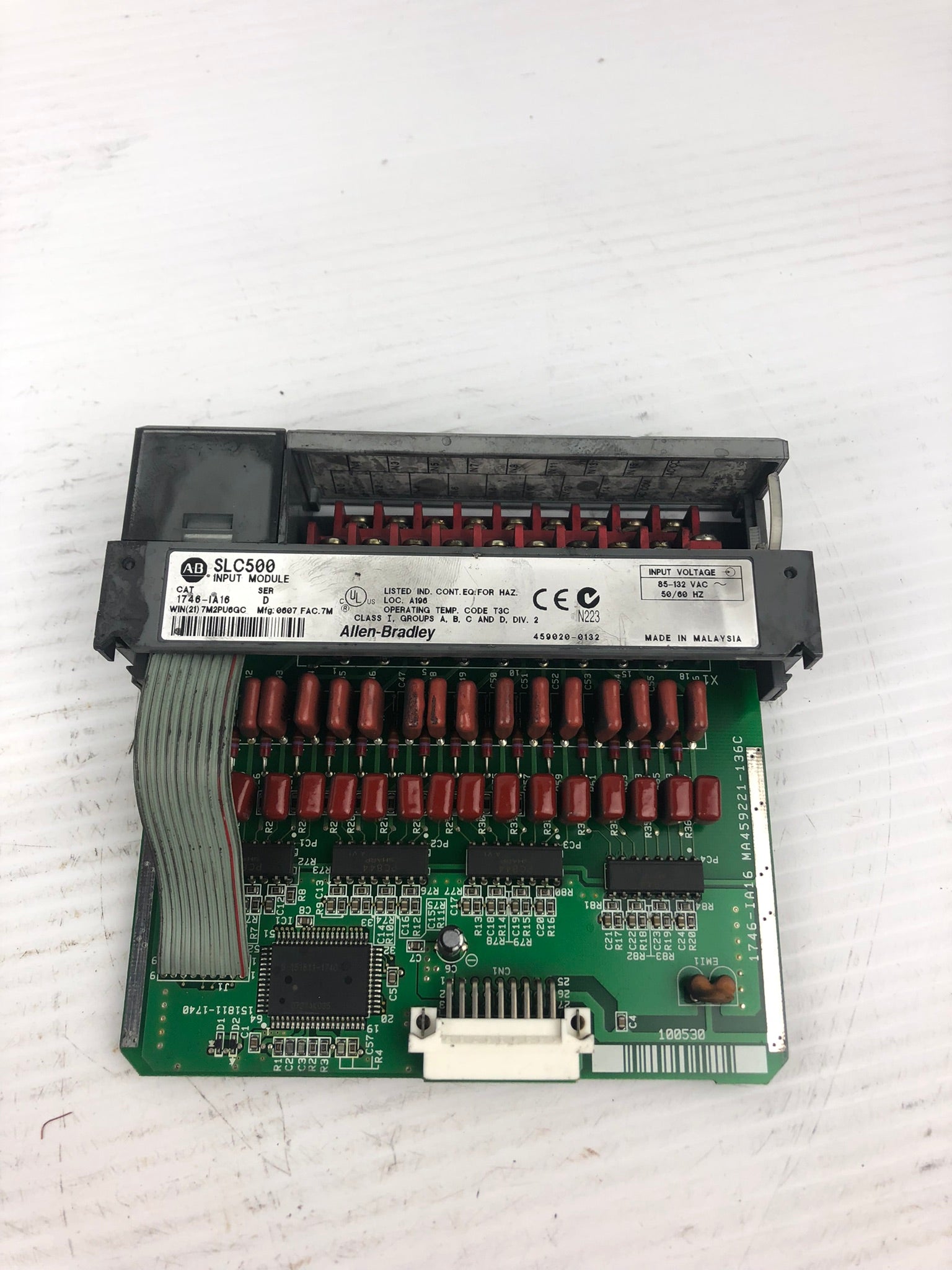 Allen-Bradley 1746-IA16 Input Module Series D SLC 500 - With Door