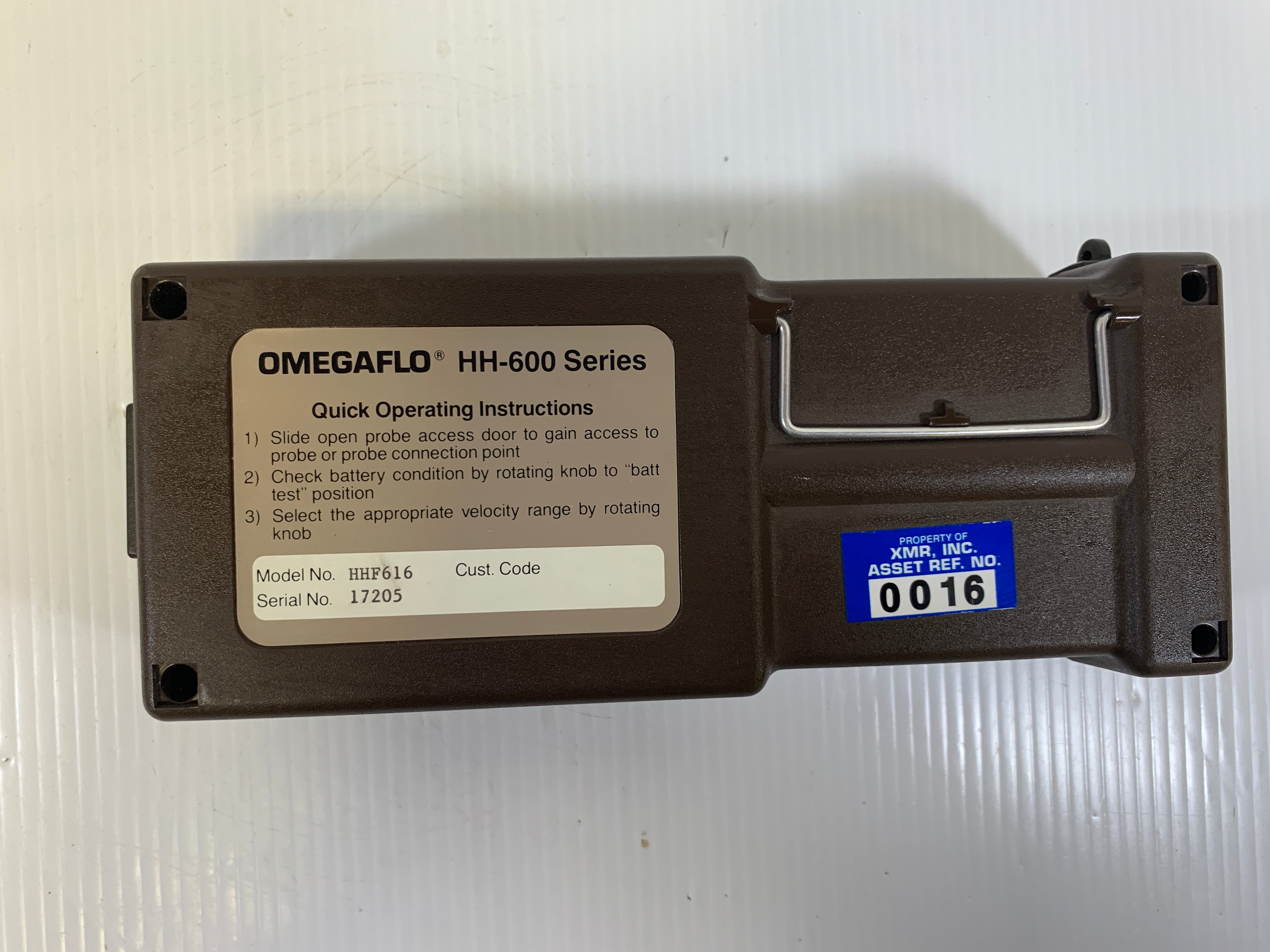 Omegaflo Anemometer HH-600