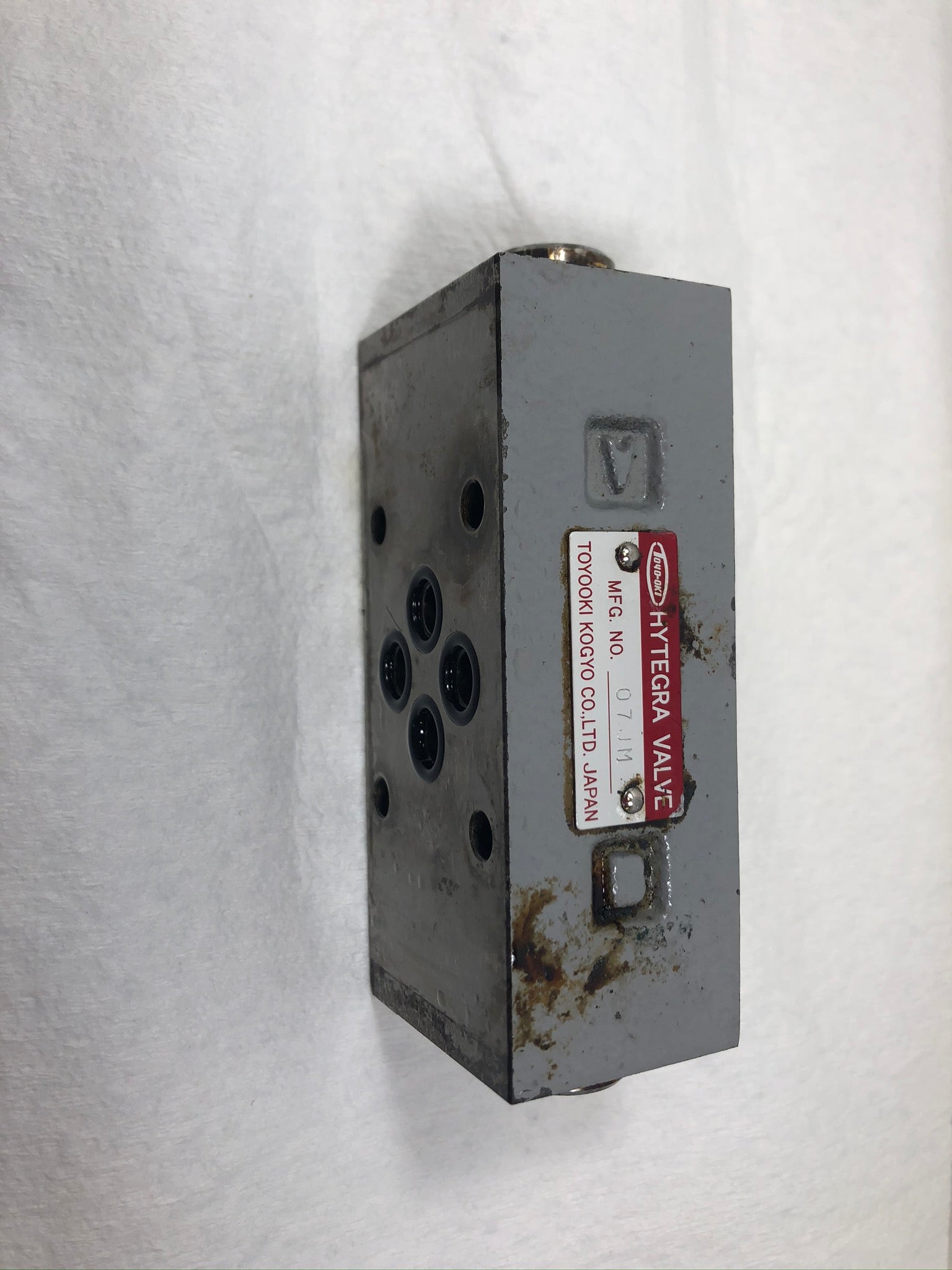 Toyo-Oki Kogyo Co. 07JM Hytegra Hydraulic Valve